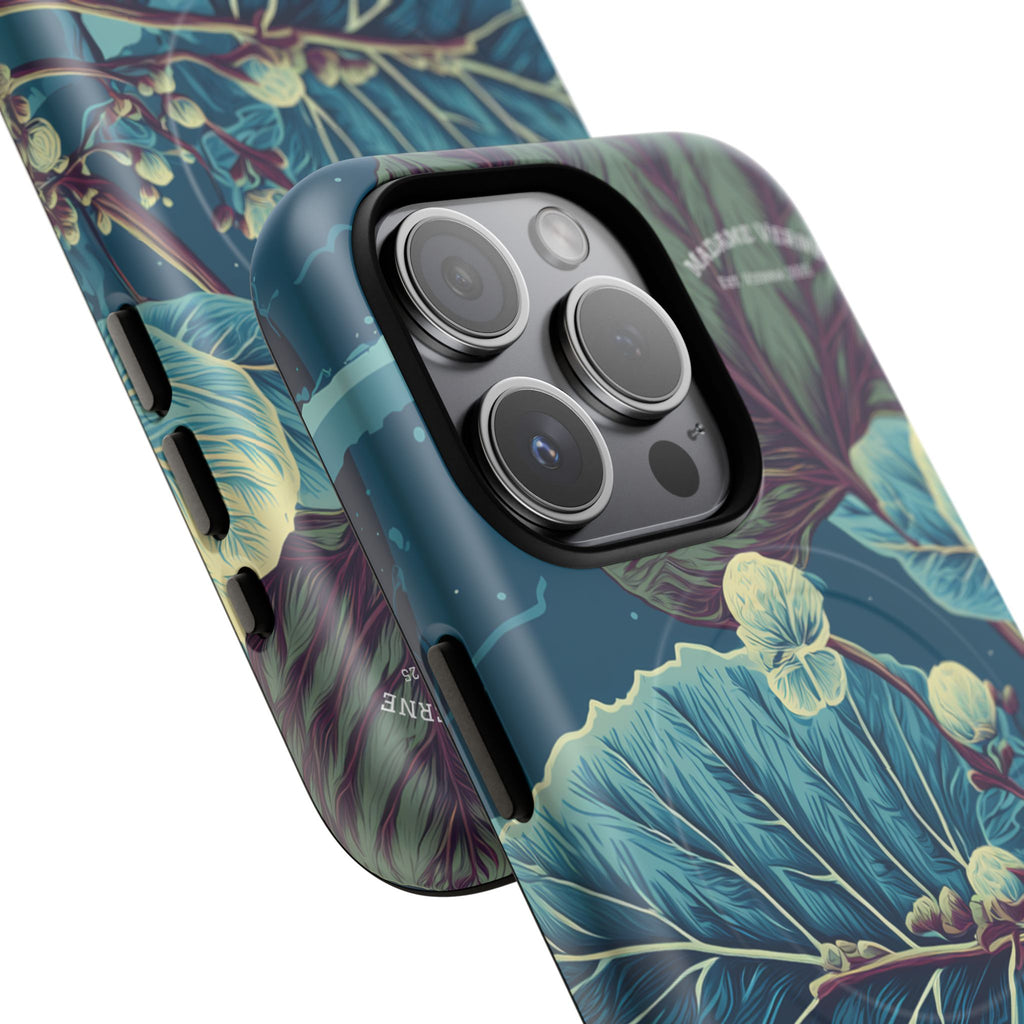 MagSafe iPhone-Schutzhülle "Galactic Veins" - Cosmic Botanicals No. 89