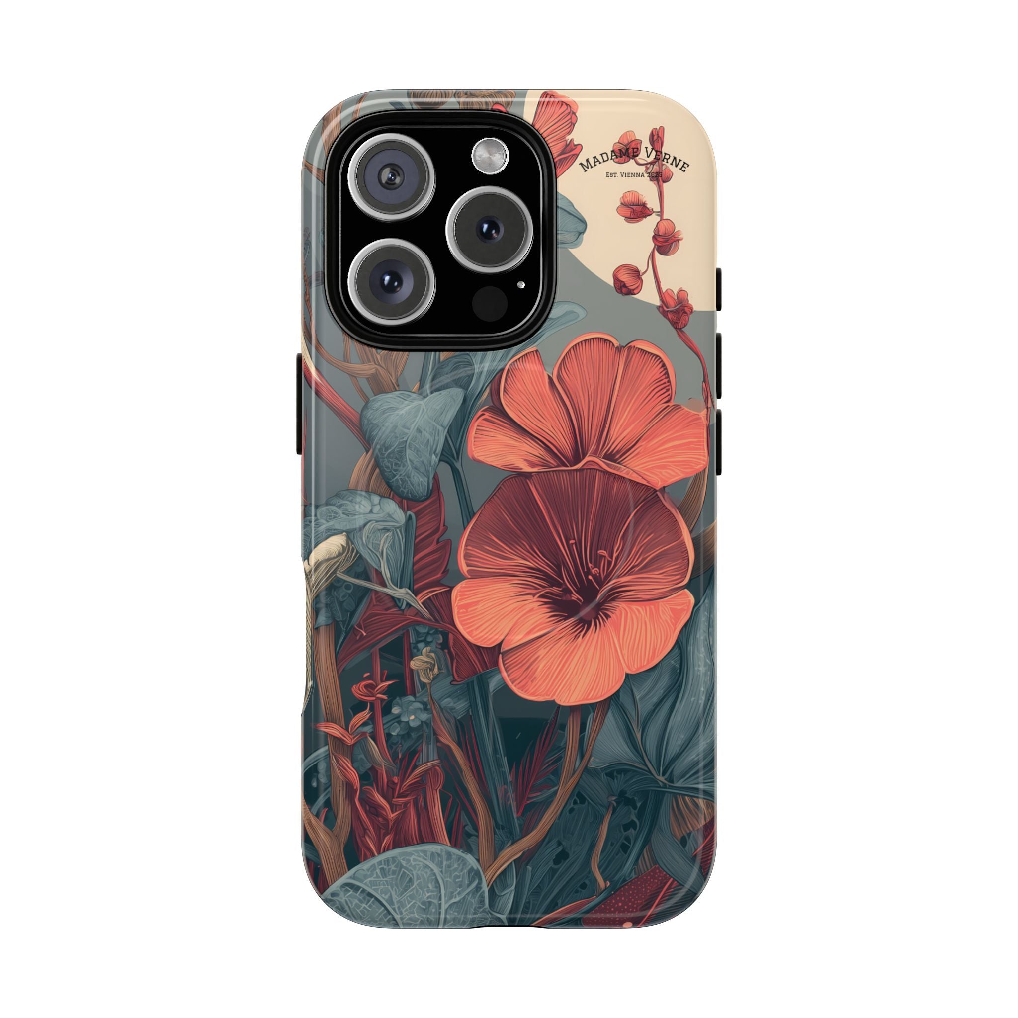 MagSafe iPhone-Schutzhülle "Lunar Bloom" - Cosmic Botanicals No. 56