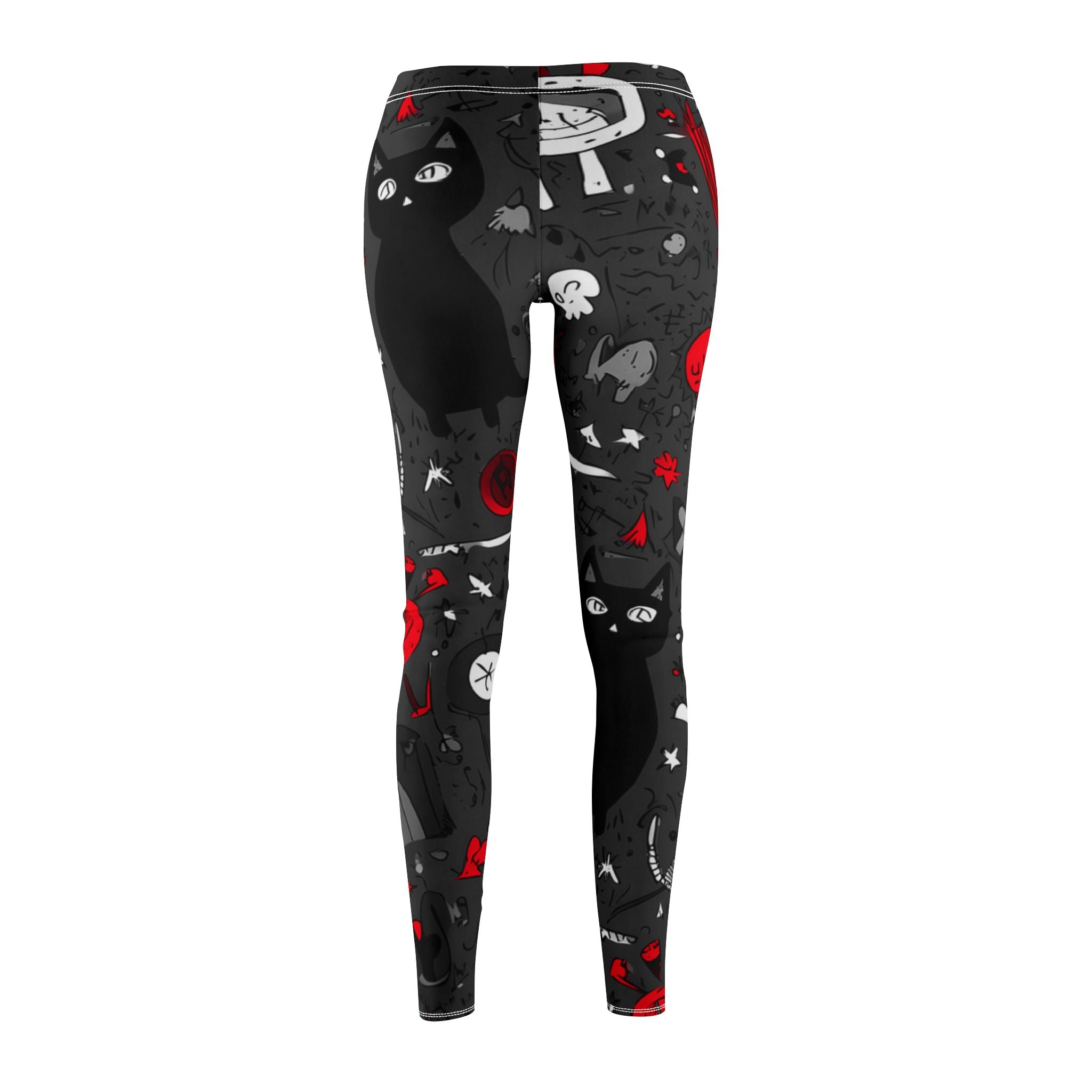 Maison Verne Halloween Ltd. Edition Damen Leggings "Midnight Mischief" - 🎃👻 Wicked Elegance No. 74 👻🎃