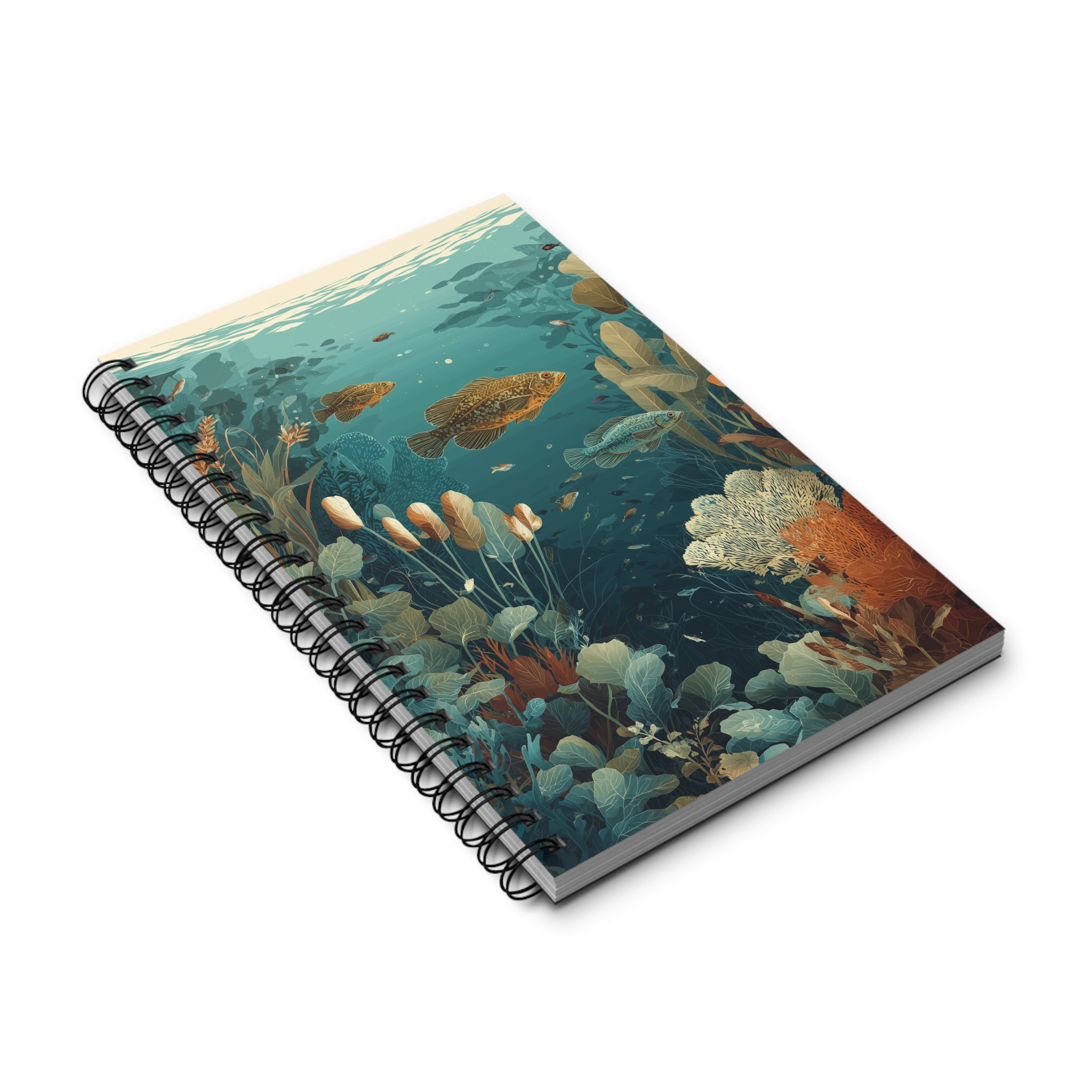 Notizbuch mit Spiralbindung "Underwater Elegance" - Opal Depths No.