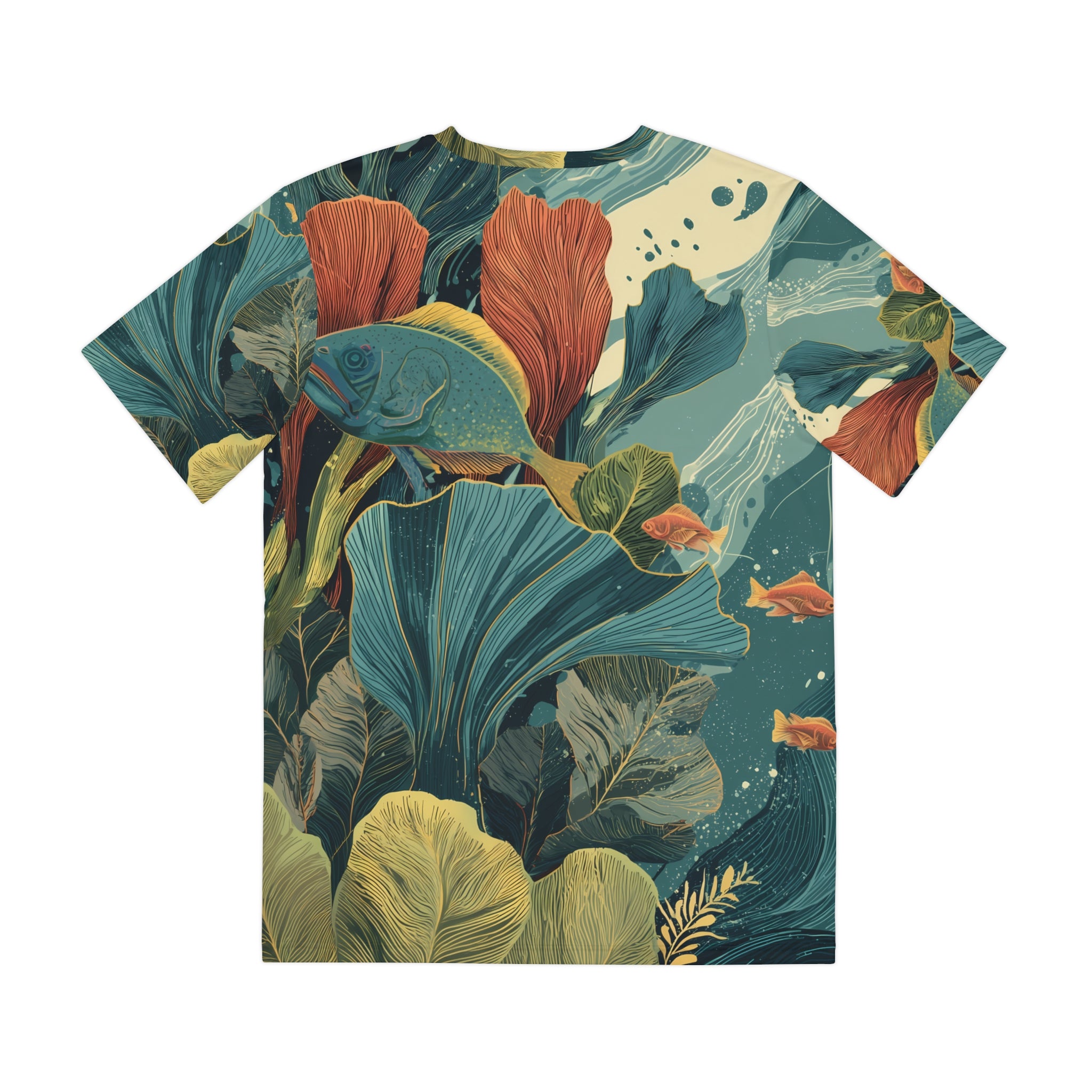 Männer Shirt "Verdant Currents", Cosmic Botanicals No. 65
