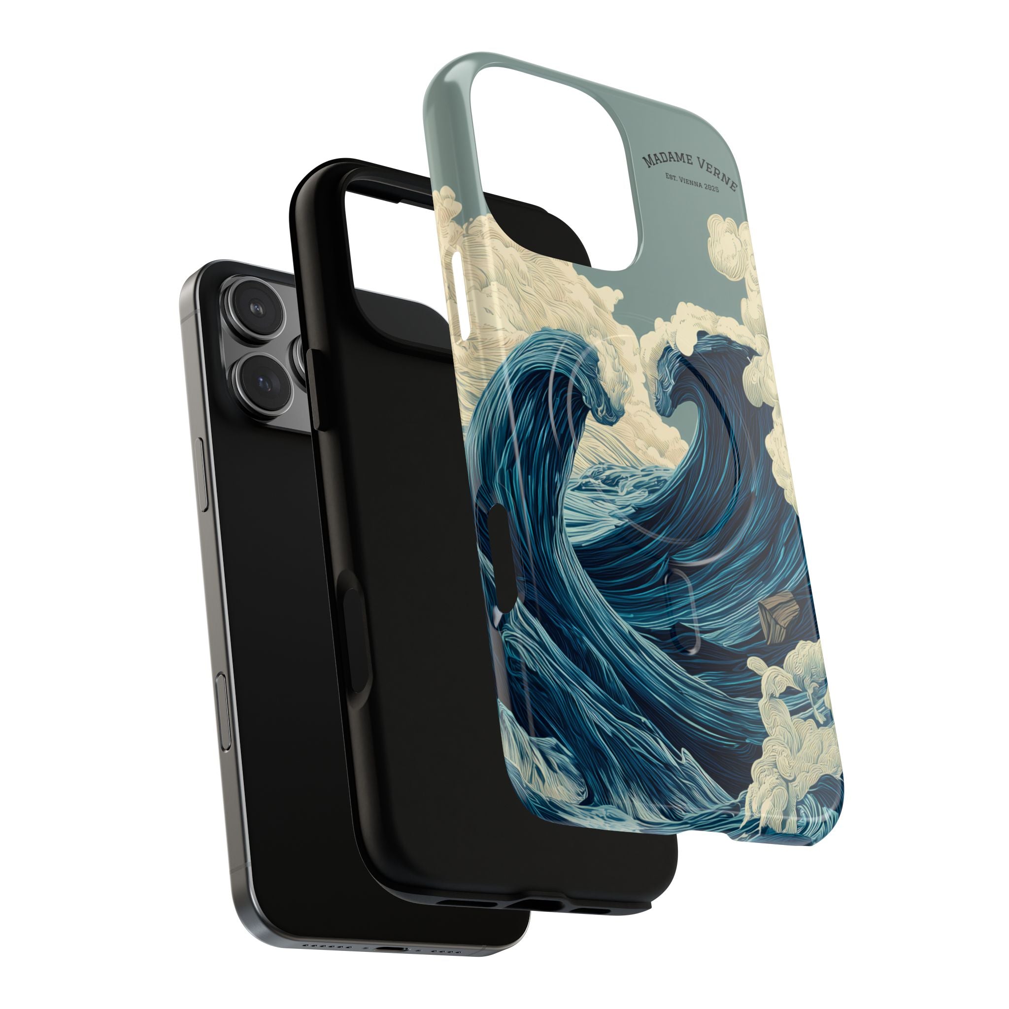 MagSafe iPhone-Schutzhülle "Tempest's Embrace" - Opal Depths No. 38