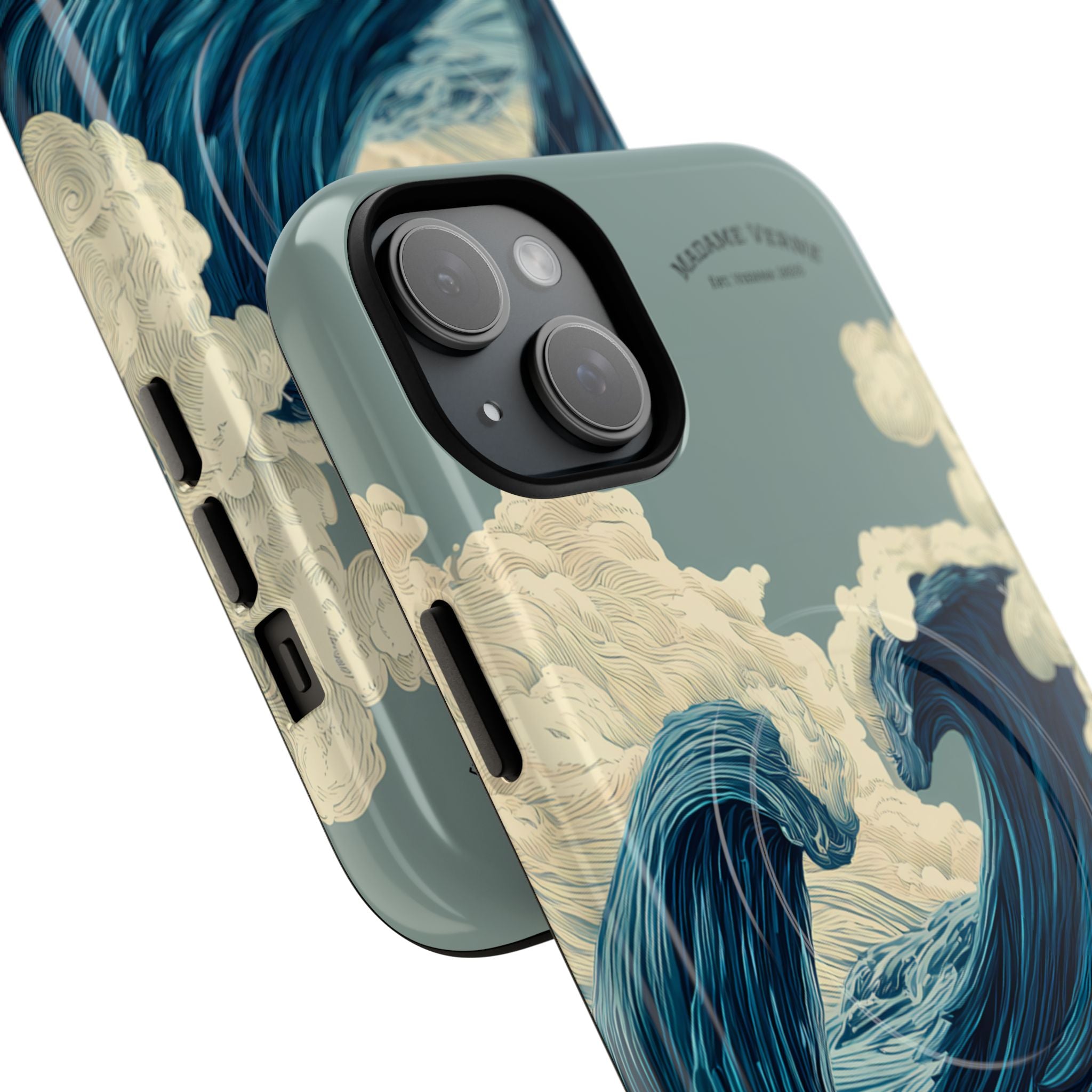 MagSafe iPhone-Schutzhülle "Tempest's Embrace" - Opal Depths No. 38