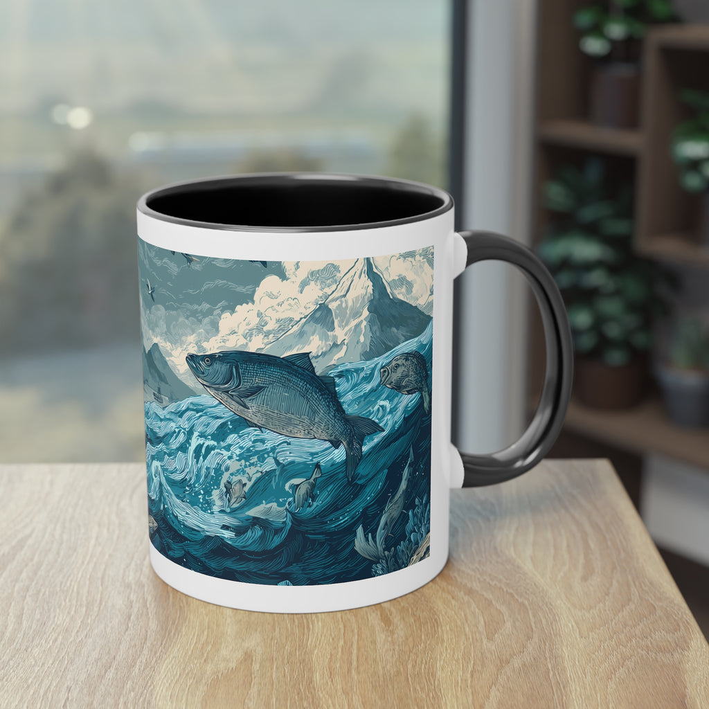 Maison Verne Kaffeetasse "Tides of the Untamed North" - Opal Depths No. 40