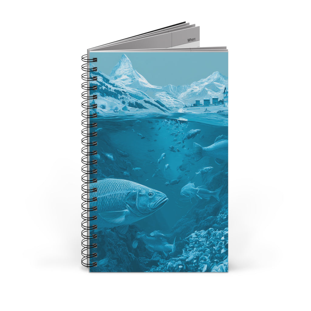 Spiraalgebonden notitieboek "Silent Depths" - Below & Beyond nr. 13