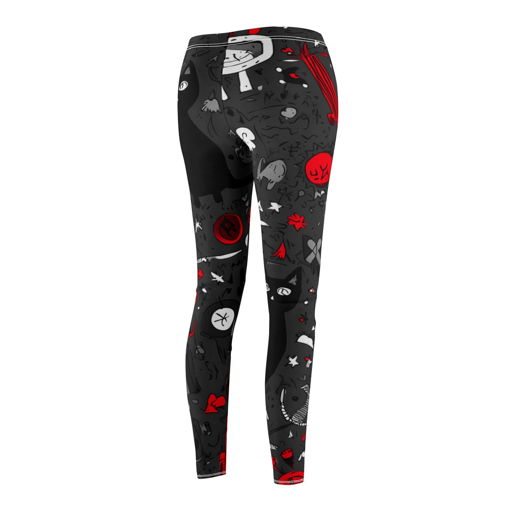 Maison Verne Halloween Ltd. Edition Damen Leggings "Midnight Mischief" - 🎃👻 Wicked Elegance No. 74 👻🎃