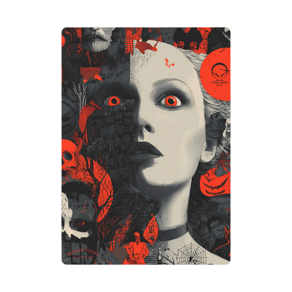 Maison Verne Halloween Ltd. Edition Poker Karten "Crimson Gaze" - 🎃👻 Wicked Elegance No. 71 👻🎃