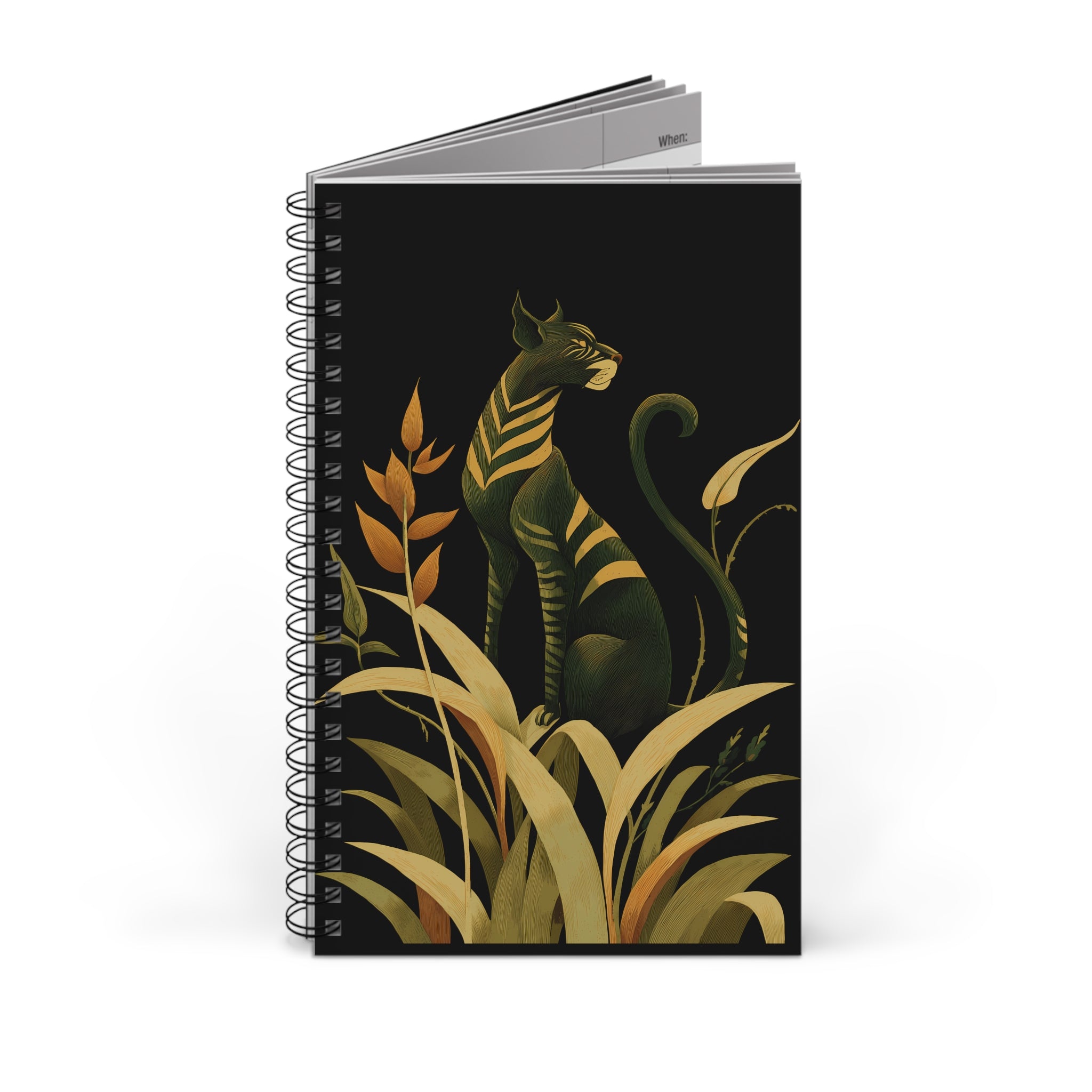 Spiraalgebonden notitieboek "The Watcher in the Wild" - Wilderness Whisper nr.