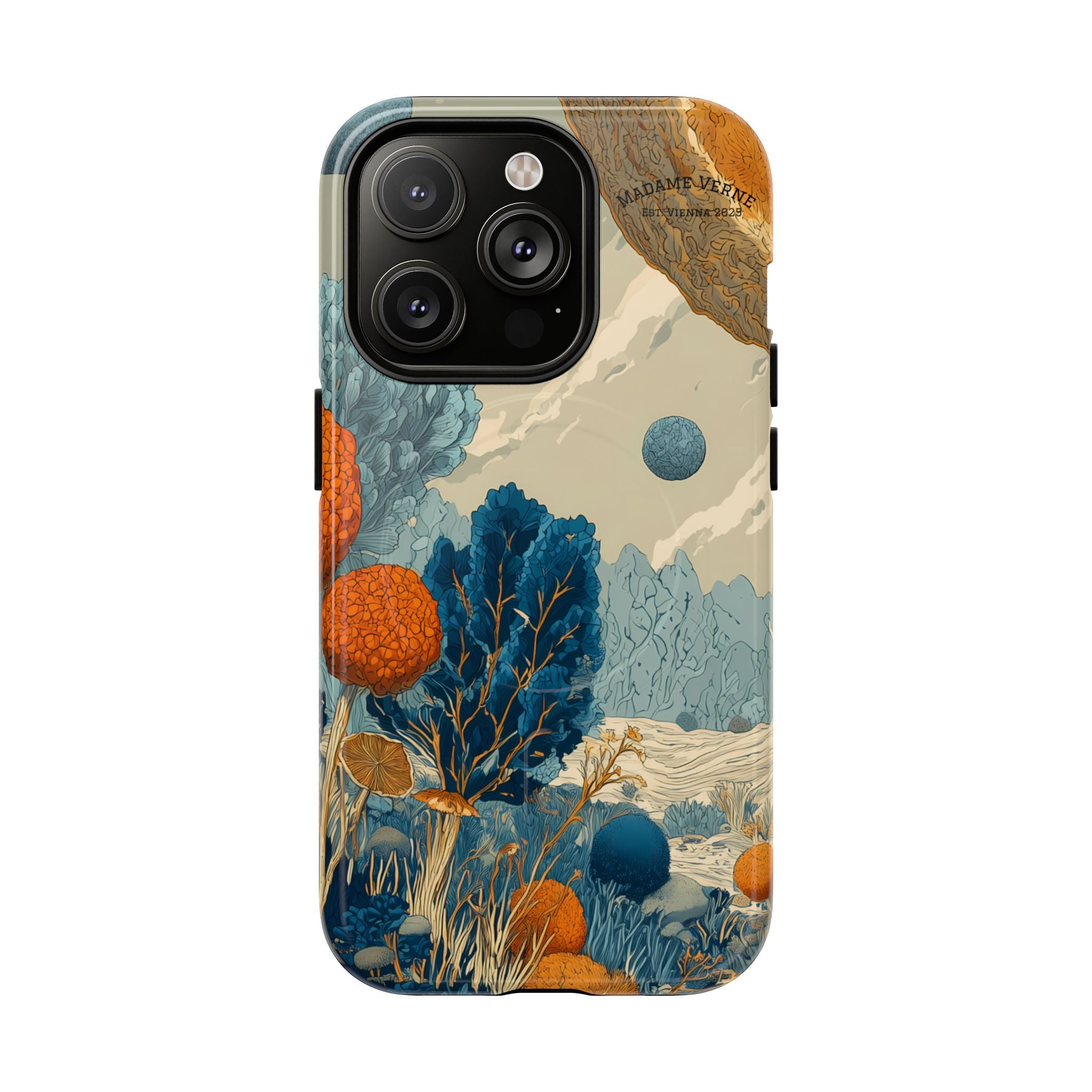MagSafe iPhone-Schutzhülle "Ethereal Meadow" - Cosmic Botanicals No. 85