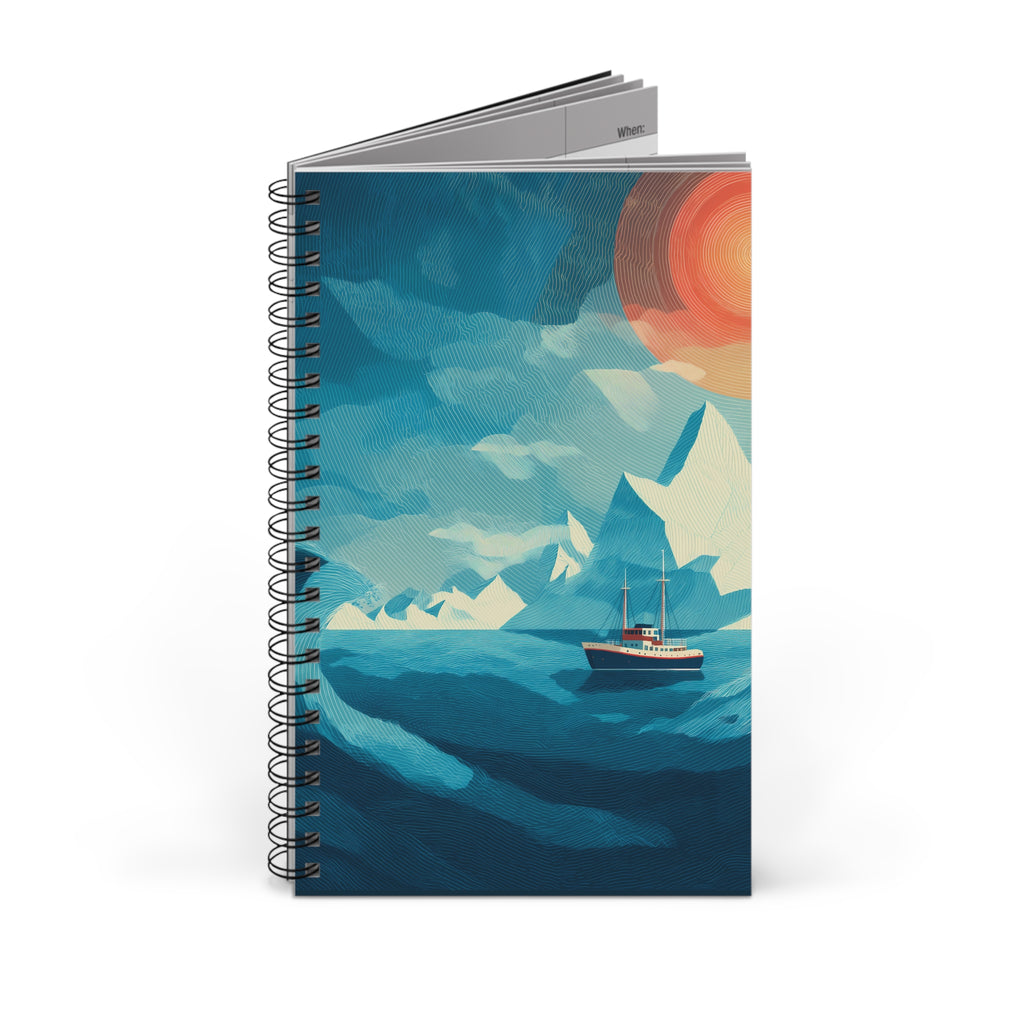 Notizbuch mit Spiralbindung "Northern Passage" - Below & Beyond No. 12