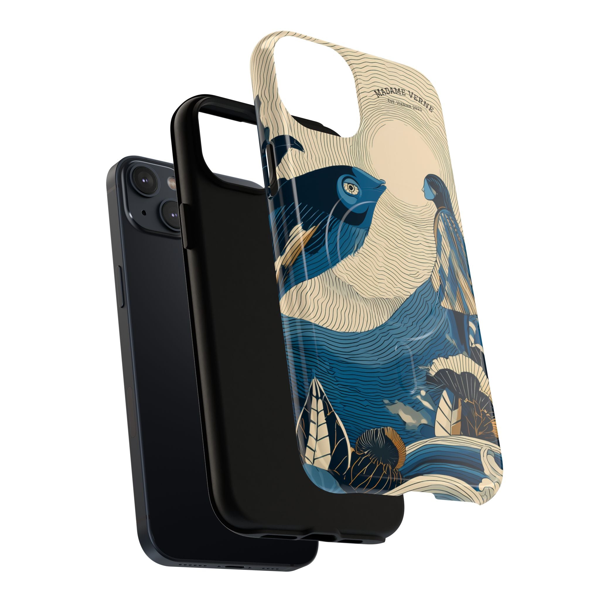 MagSafe iPhone-Schutzhülle "Moonlight Parley" - Opal Depths No. 40