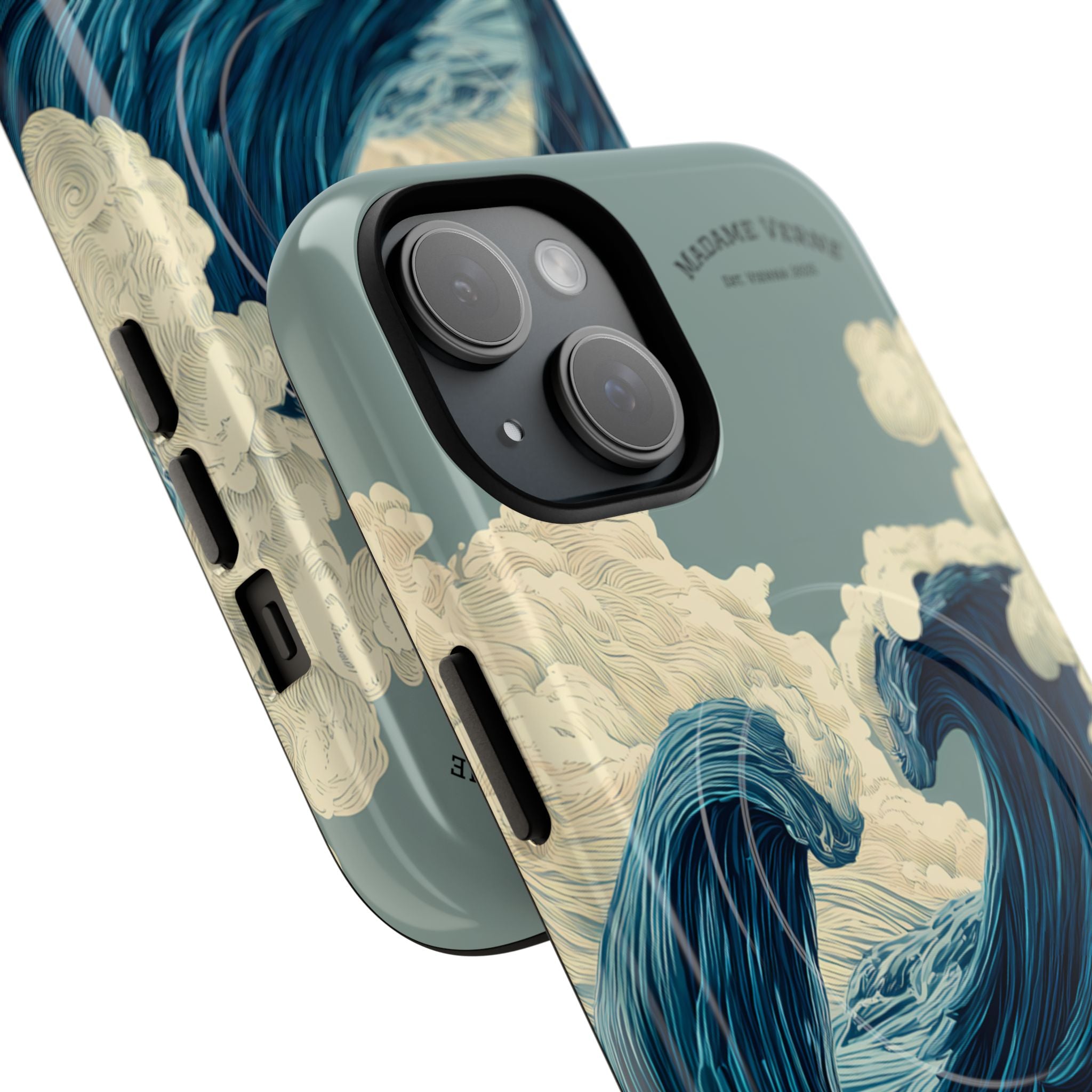 MagSafe iPhone-Schutzhülle "Tempest's Embrace" - Opal Depths No. 38