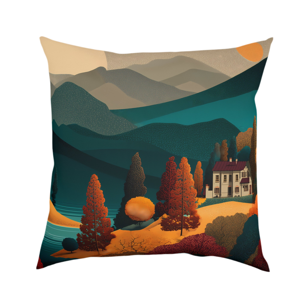 Maison Verne Zierkissen "Twilight over Golden Hills" - Golden Autumn No. 20