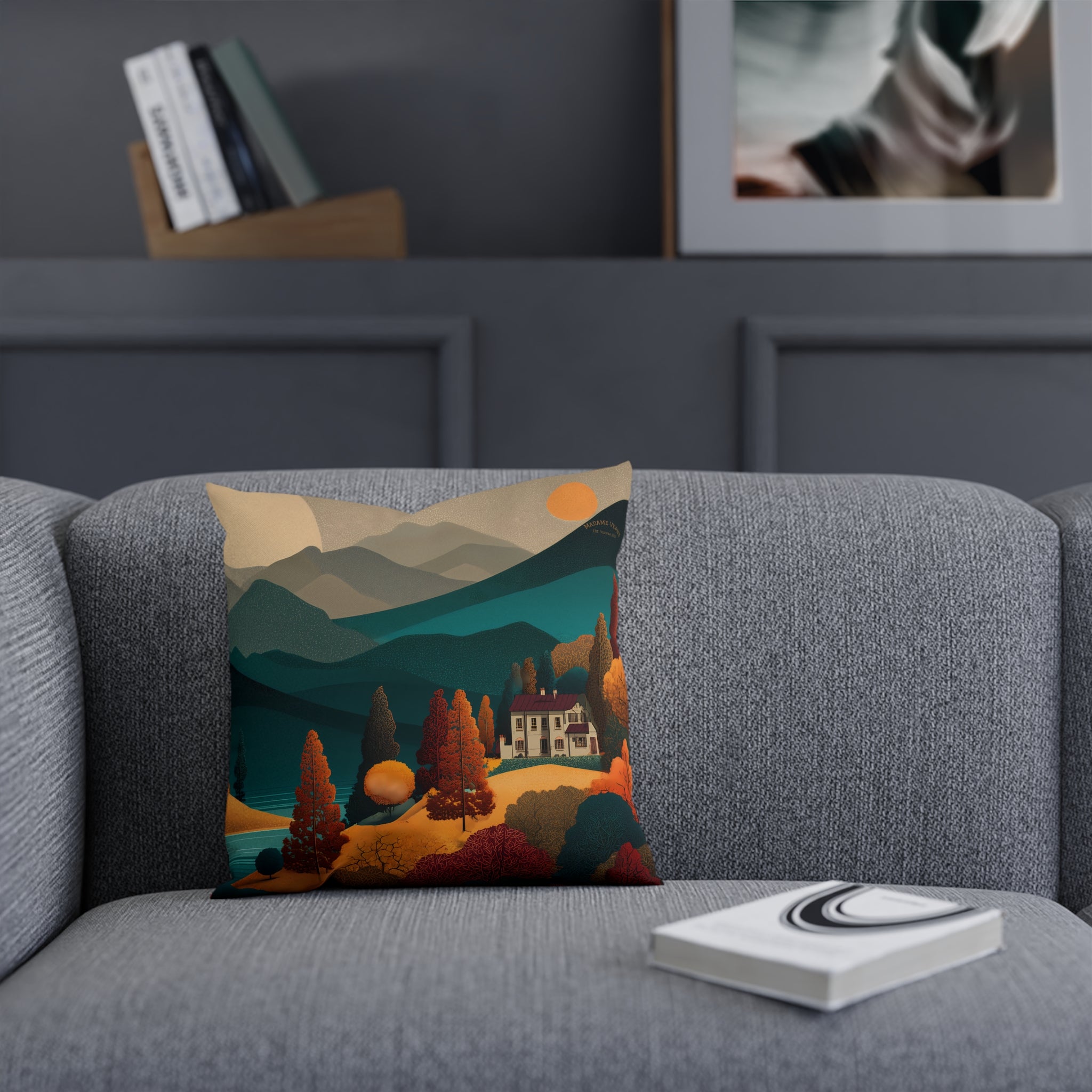 Maison Verne Zierkissen "Twilight over Golden Hills" - Golden Autumn No. 20