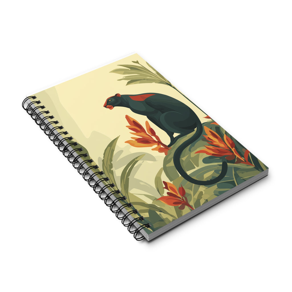 Notizbuch mit Spiralbindung "Ember in the Leaves" - Wilderness Whisper No. 55