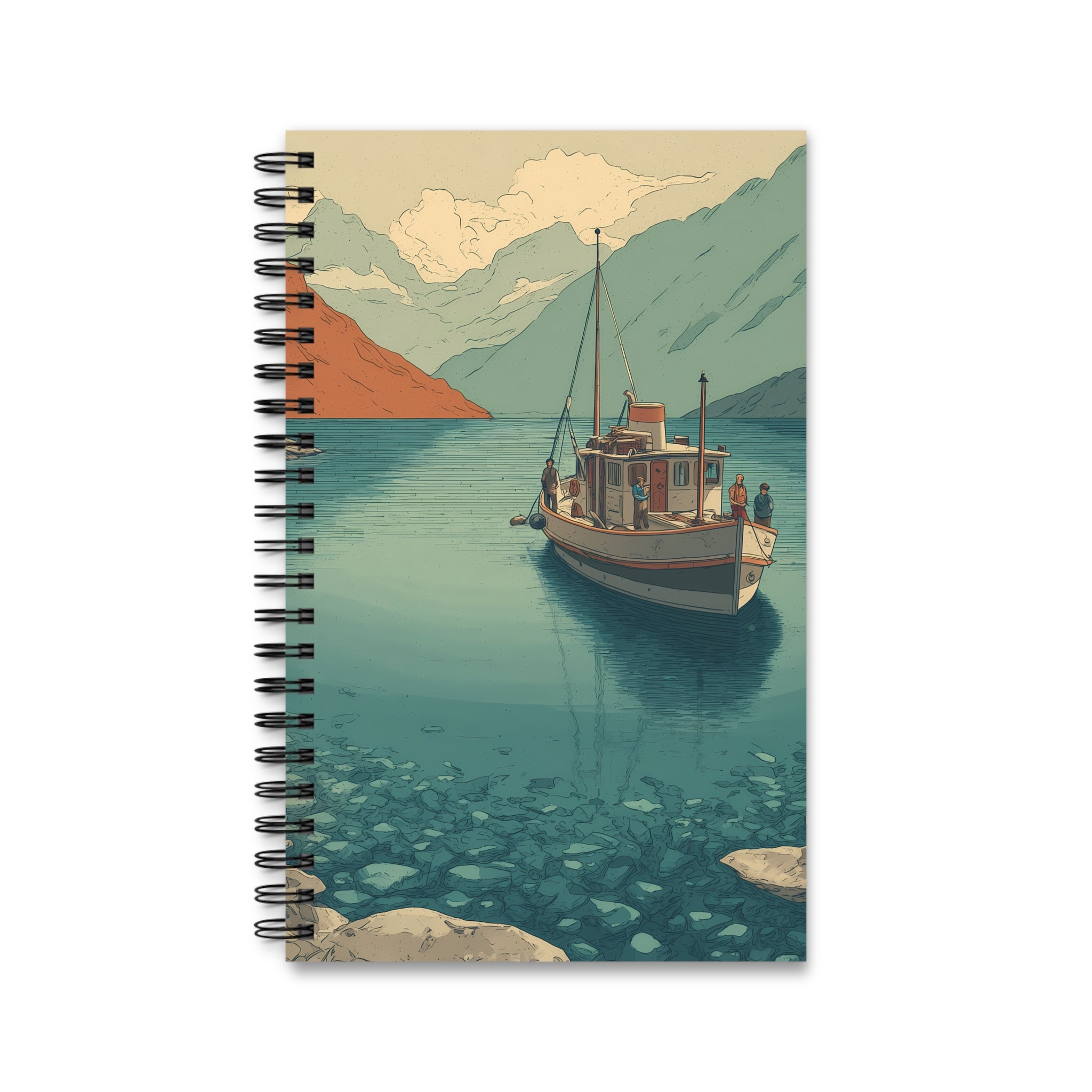 Notizbuch mit Spiralbindung "Scenic Landscape" - Below & Beyond No. 01