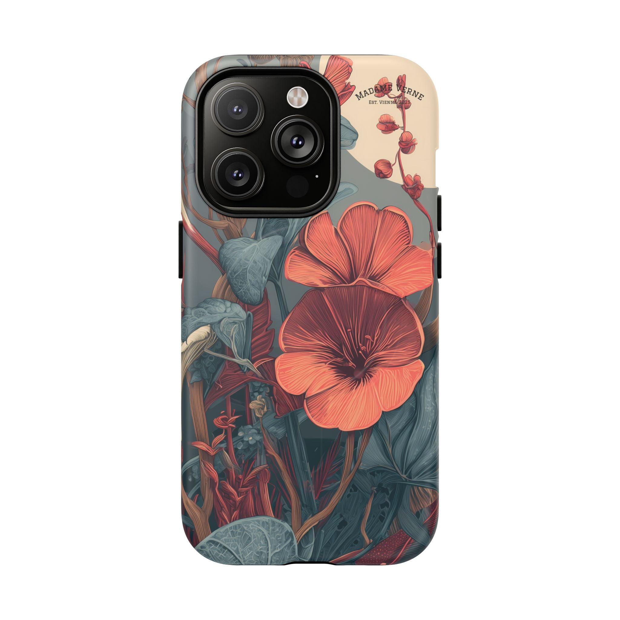 MagSafe iPhone-Schutzhülle "Lunar Bloom" - Cosmic Botanicals No. 56