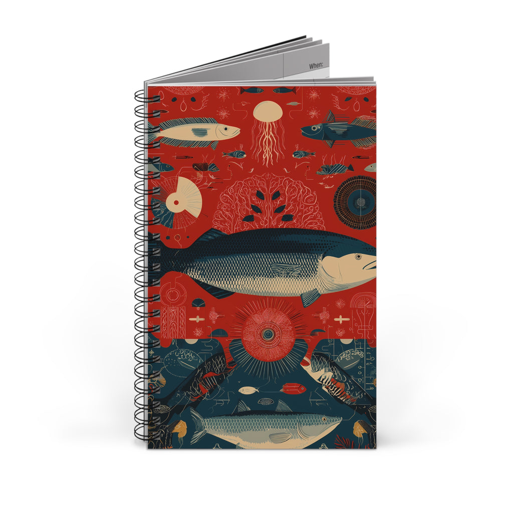 Notizbuch mit Spiralbindung "Symbols of the Sea" - Below & Beyond No. 14