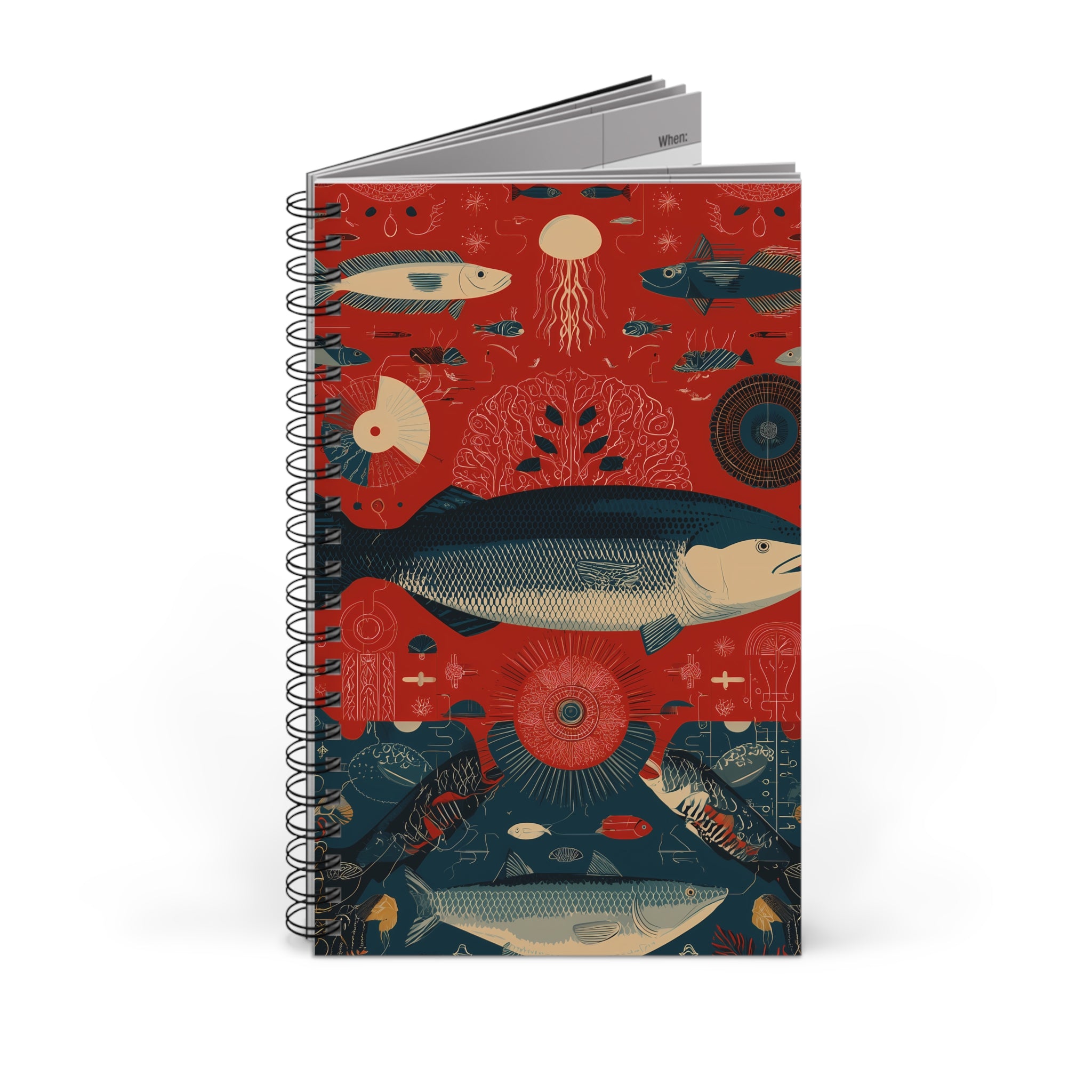 Notizbuch mit Spiralbindung "Symbols of the Sea" - Below & Beyond No. 14