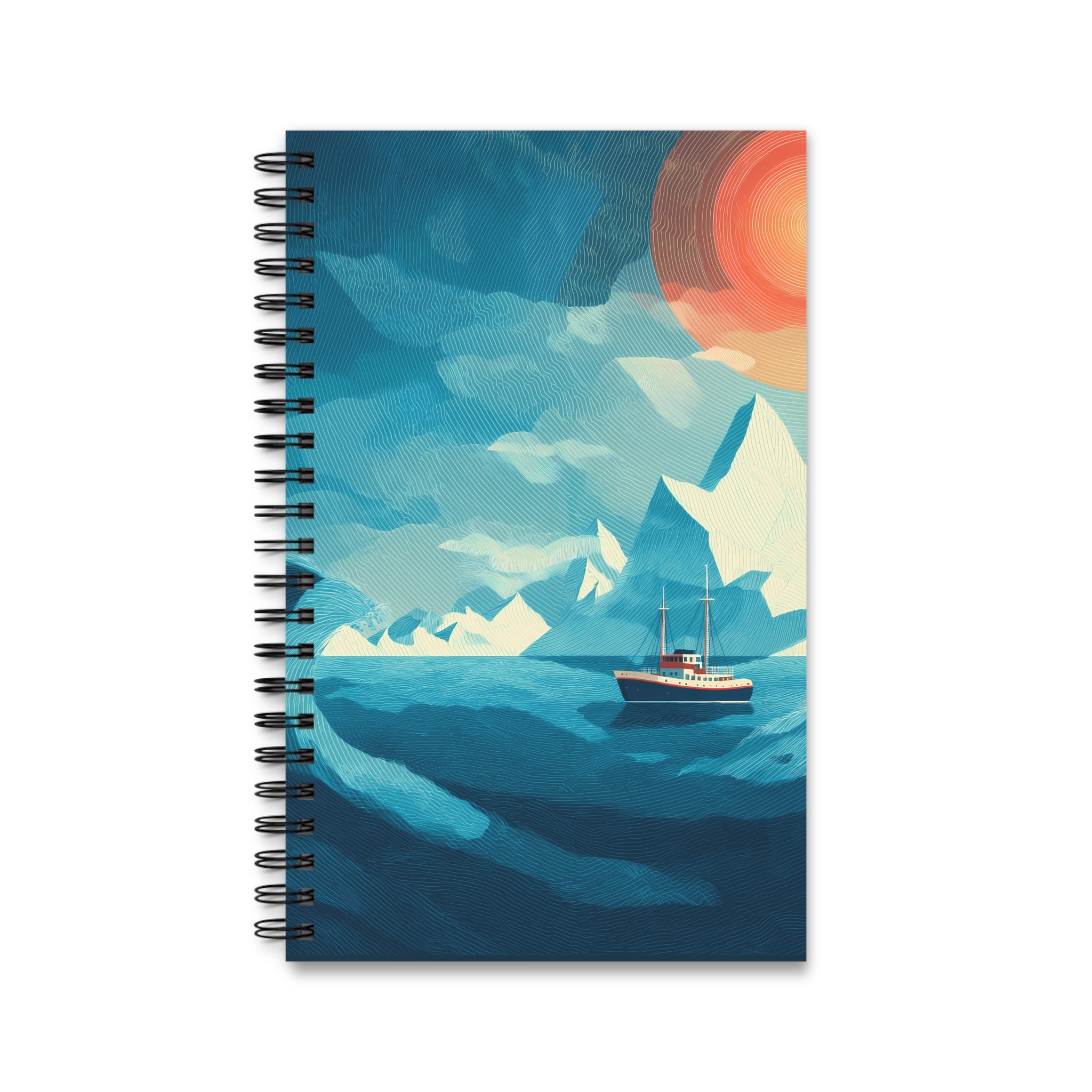 Notizbuch mit Spiralbindung "Northern Passage" - Below & Beyond No. 12