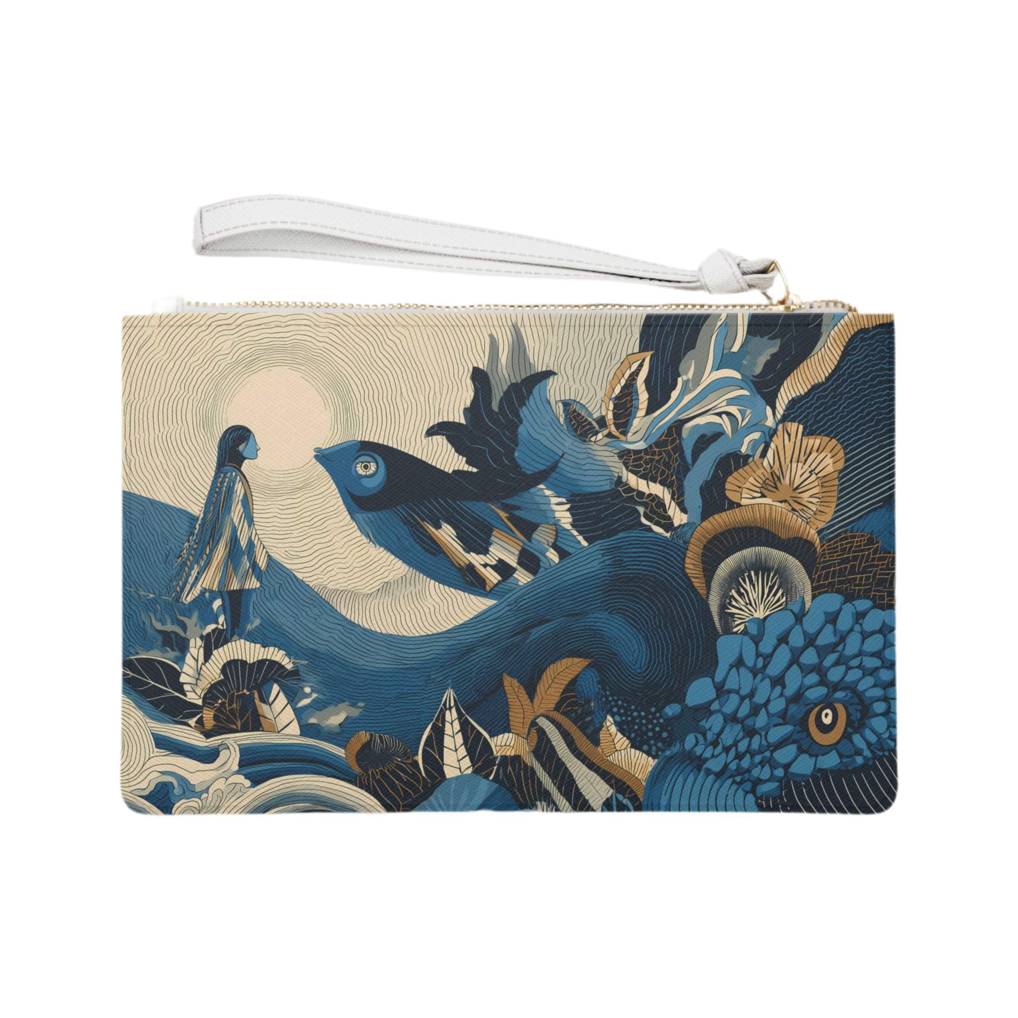 Maison Verne Clutch Bag "Moonlight Parley"- Opal Depths No. 35