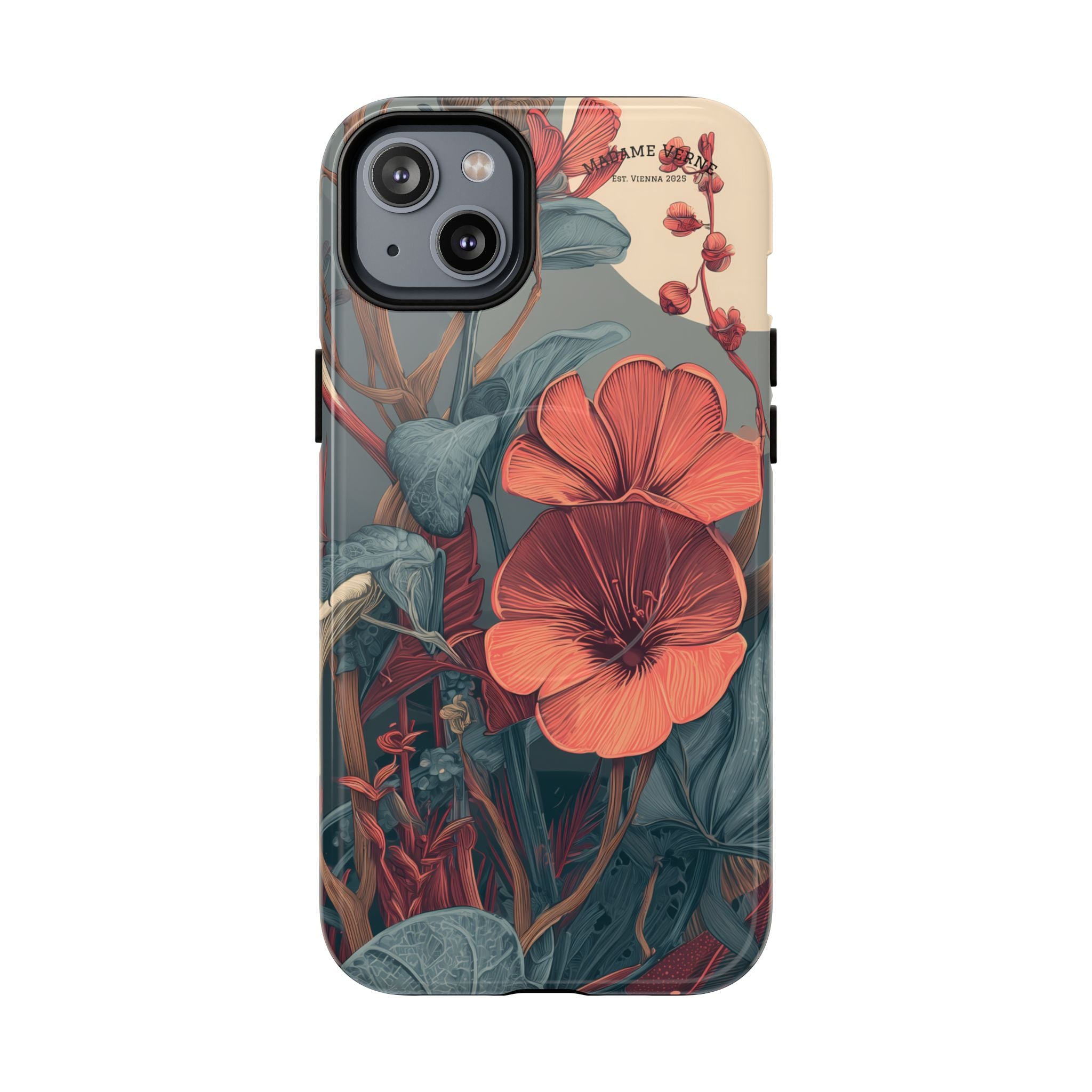 MagSafe iPhone-Schutzhülle "Lunar Bloom" - Cosmic Botanicals No. 56