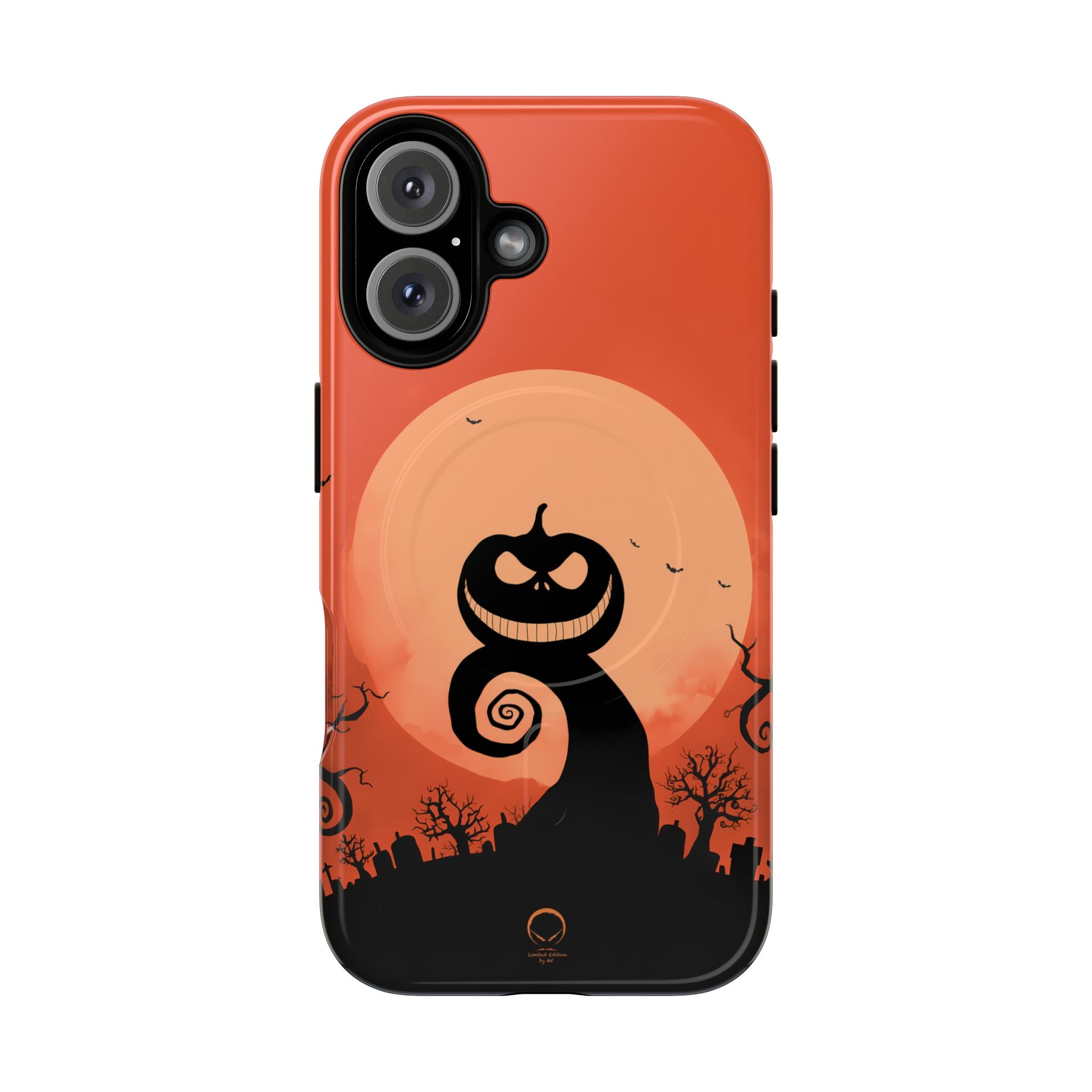 HALLOWEEN LIMITED EDITION MagSafe iPhone-Schutzhülle "Twisted Pumpkin" - 🎃👻 Wicked Elegance No. 57 👻🎃