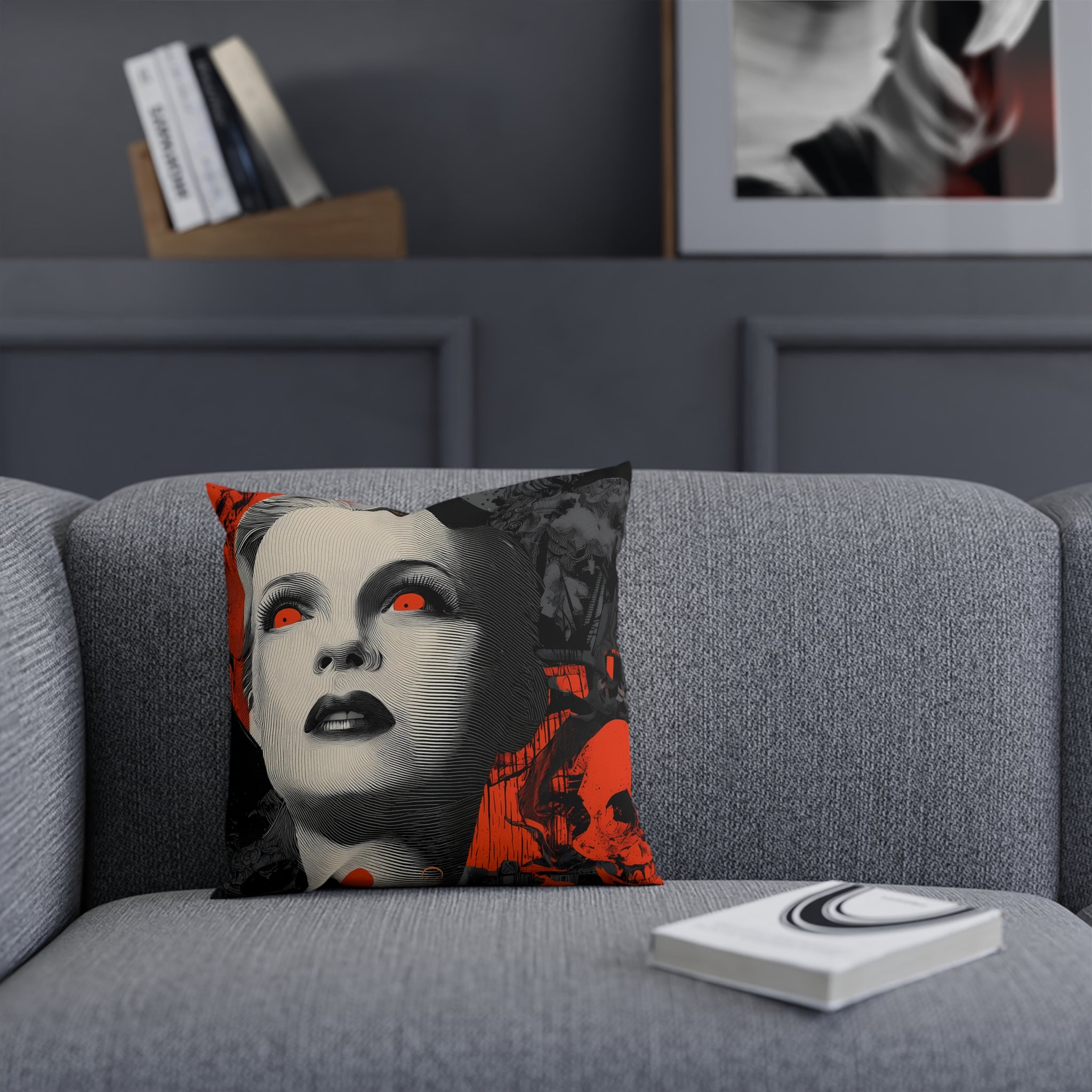 Maison Verne Halloween Ltd. Edition Zierkissen "Eclipse Muse" - 🎃👻 Wicked Elegance No. 67 👻🎃