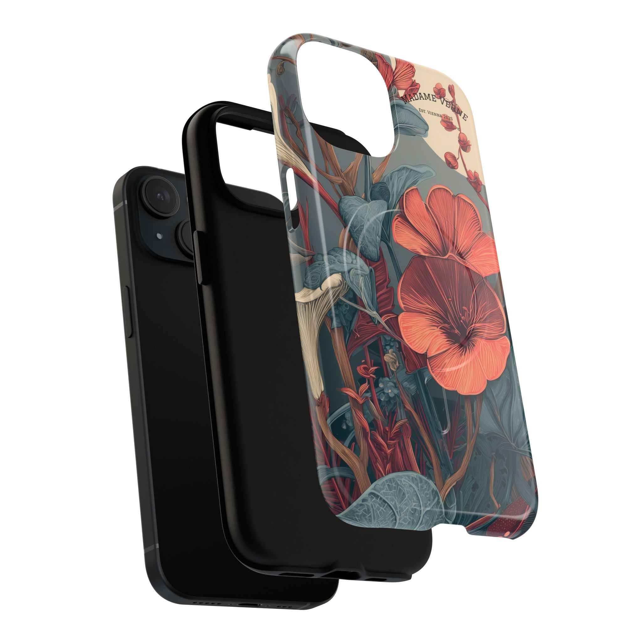 MagSafe iPhone-Schutzhülle "Lunar Bloom" - Cosmic Botanicals No. 56
