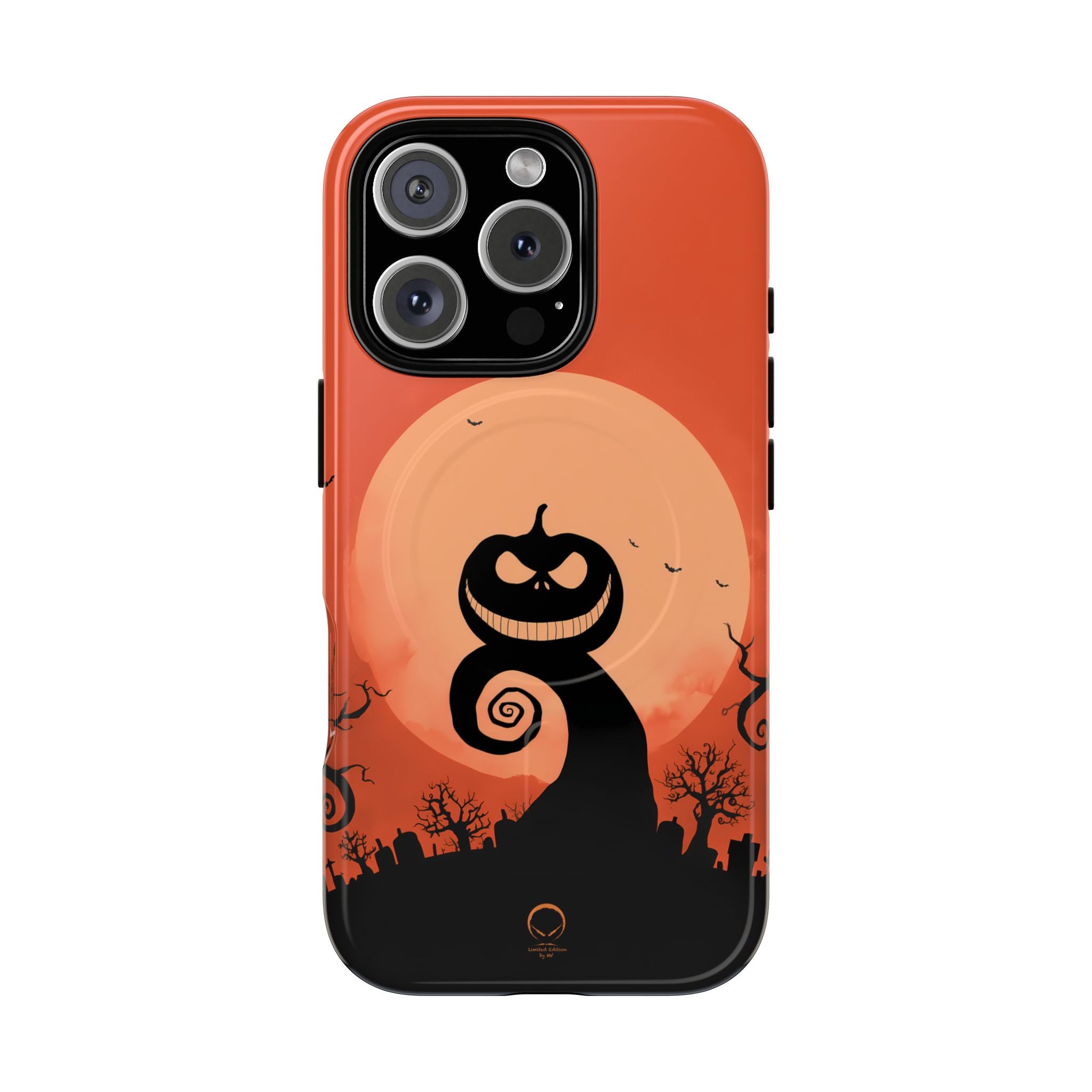 HALLOWEEN LIMITED EDITION MagSafe iPhone-Schutzhülle "Twisted Pumpkin" - 🎃👻 Wicked Elegance No. 57 👻🎃