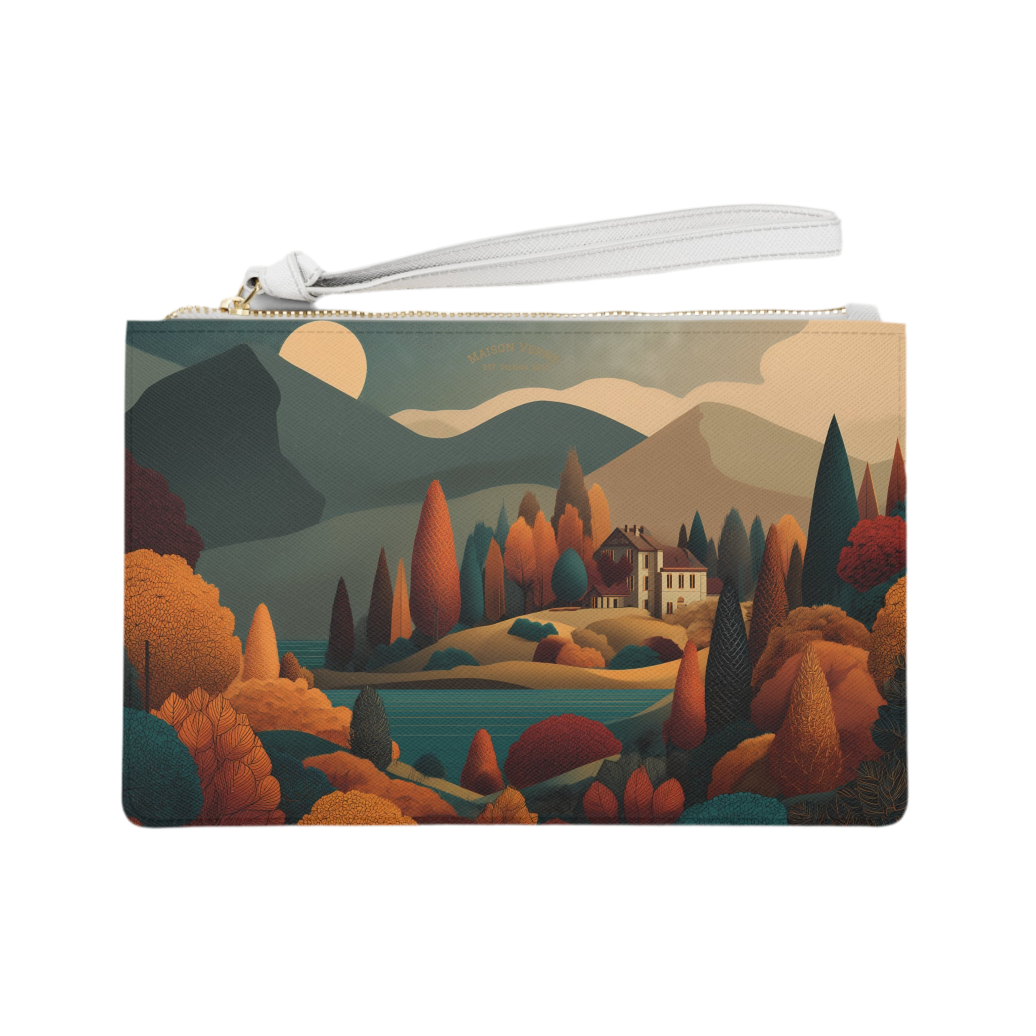 Maison Verne Clutch Bag "Twilight Manor"- Golden Autumn No. 46