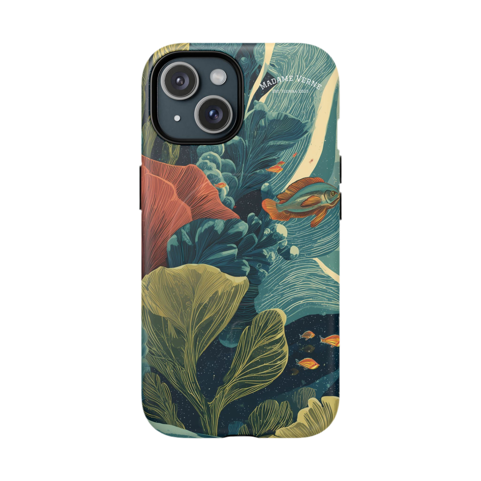 Maison Verne MagSafe iPhone-Schutzhülle "Celestial Reef" - Cosmic Botanicals No. 66