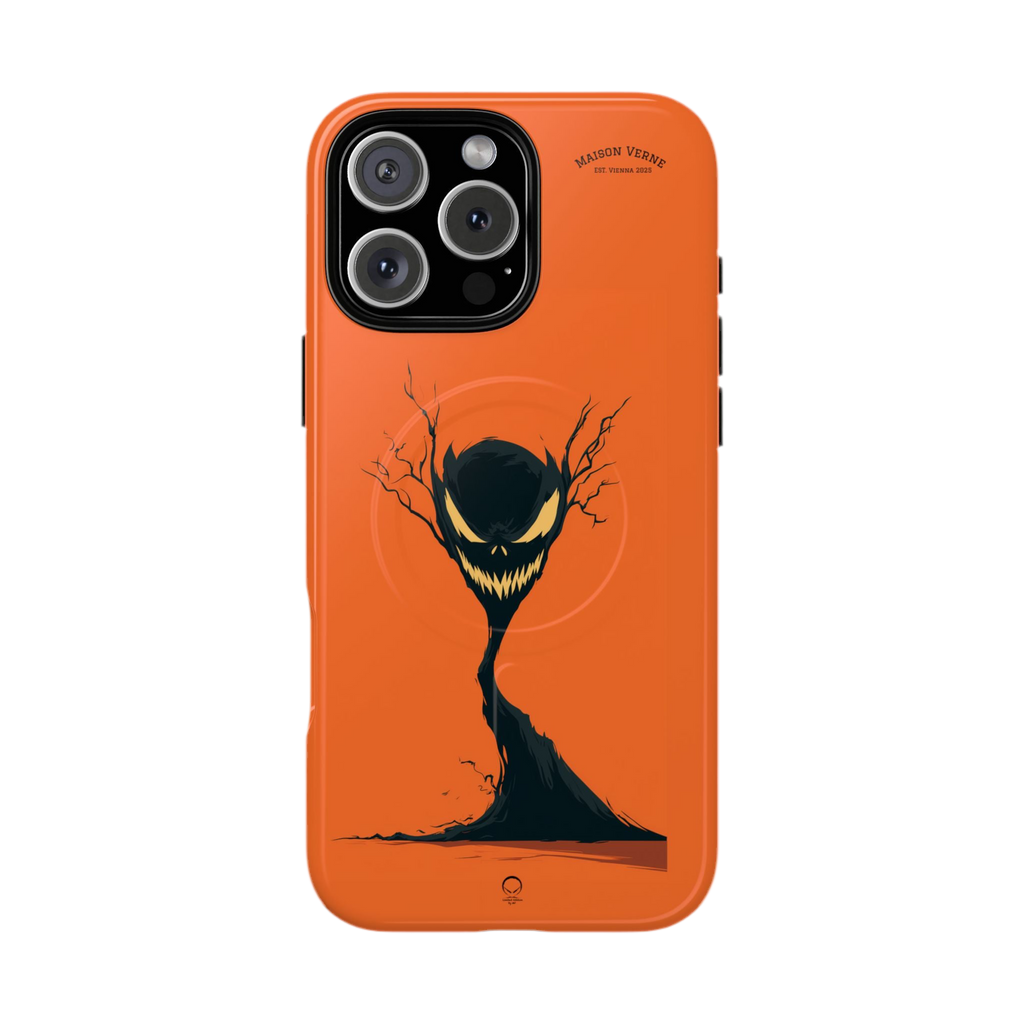 HALLOWEEN LIMITED EDITION MagSafe iPhone-Schutzhülle "The Grinning Tree" - 🎃👻 Wicked Elegance No. 26 👻🎃