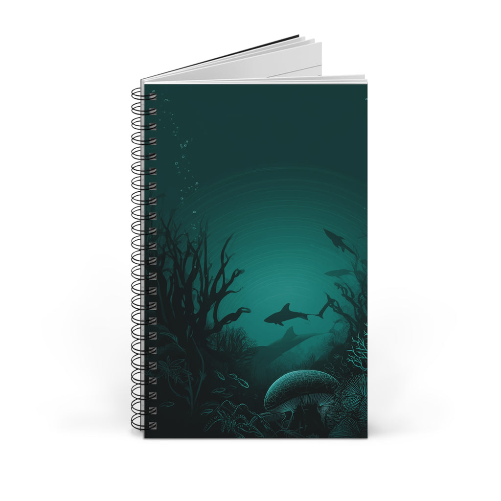 Spiraalgebonden notitieboek "Into the Deep" - Opal Depths nr.