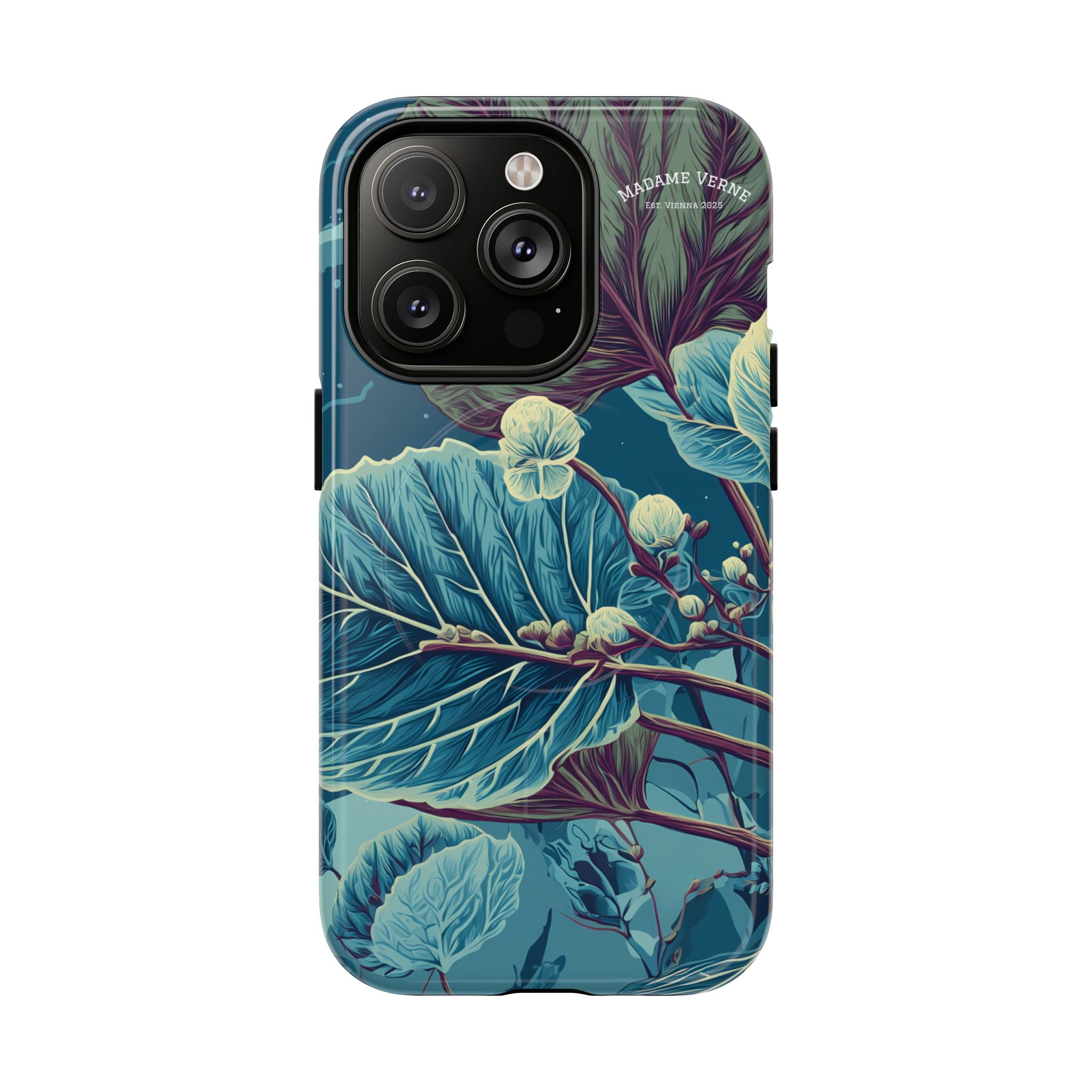 MagSafe iPhone-Schutzhülle "Galactic Veins" - Cosmic Botanicals No. 89