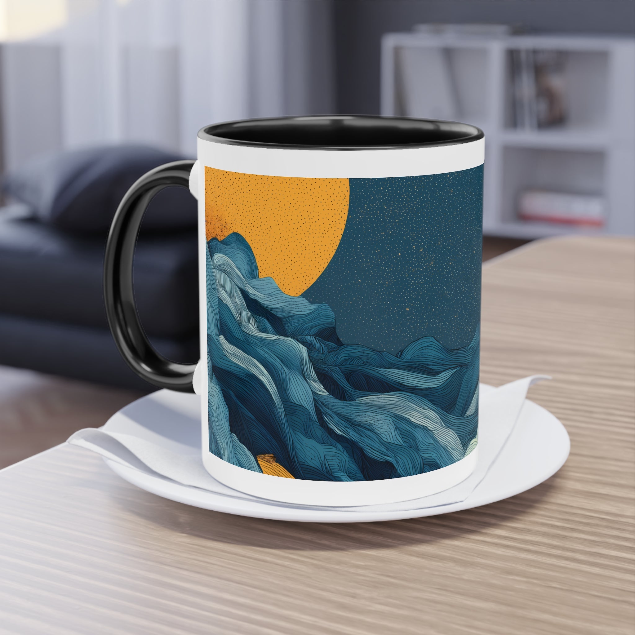 Maison Verne Kaffeetasse "Golden Drifters" - Opal Depths No. 37