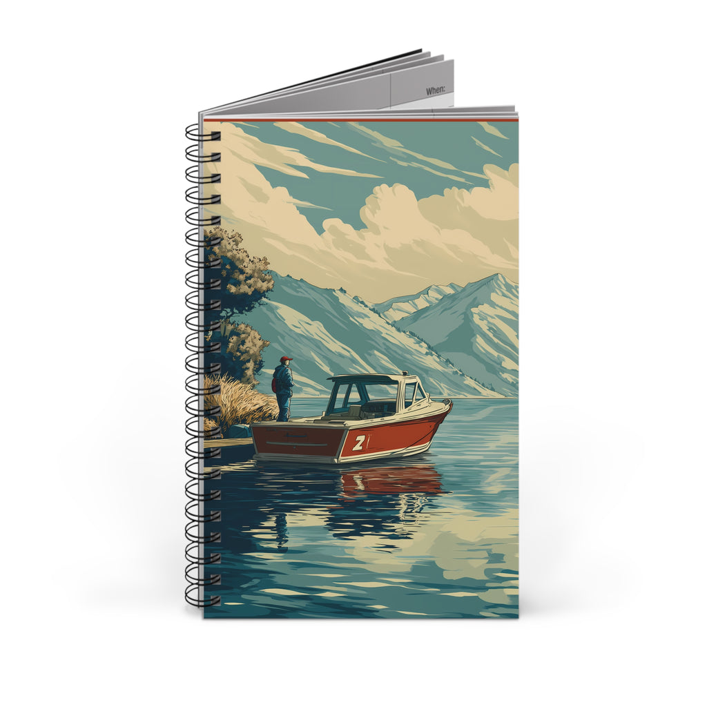 Notizbuch mit Spiralbindung "Fishing Adventure" - Below & Beyond No. 03