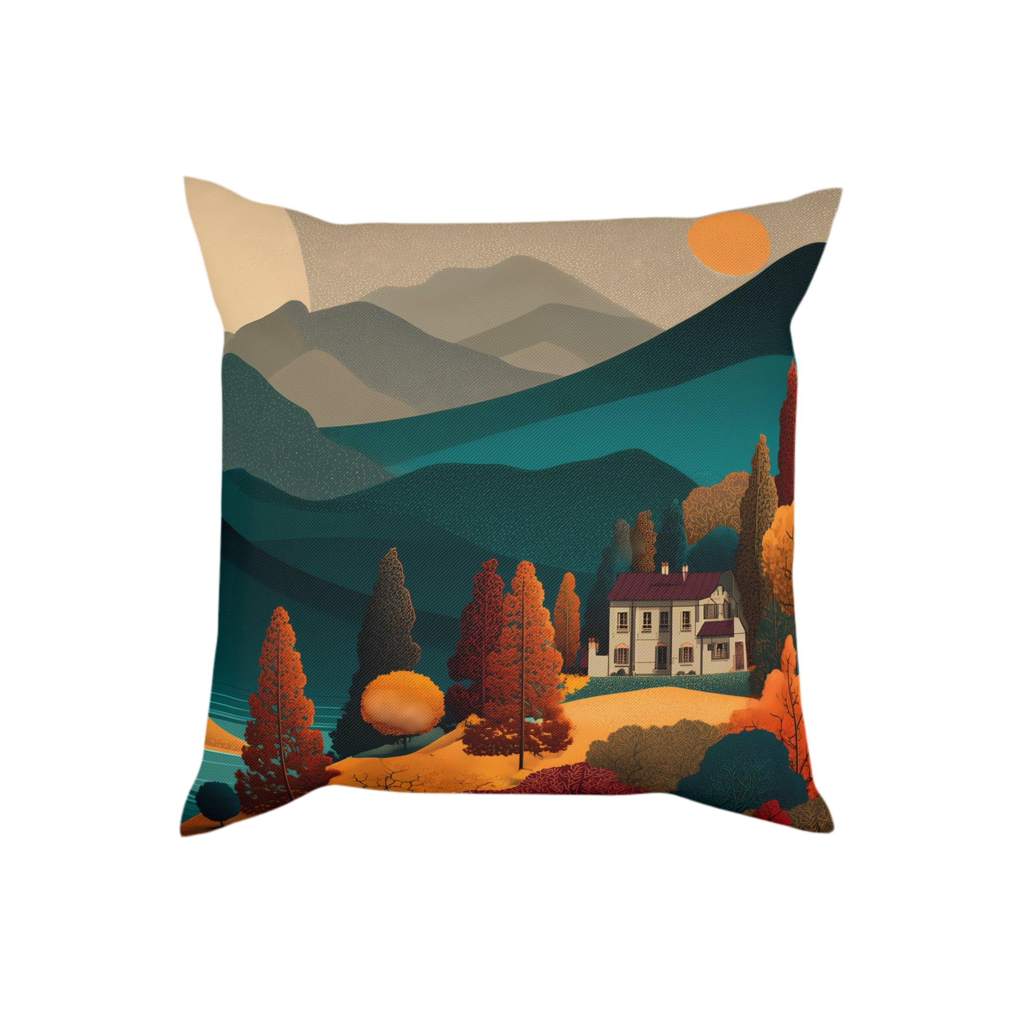 Maison Verne Zierkissen "Twilight over Golden Hills" - Golden Autumn No. 20