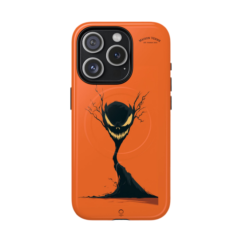 HALLOWEEN LIMITED EDITION MagSafe iPhone-Schutzhülle "The Grinning Tree" - 🎃👻 Wicked Elegance No. 26 👻🎃