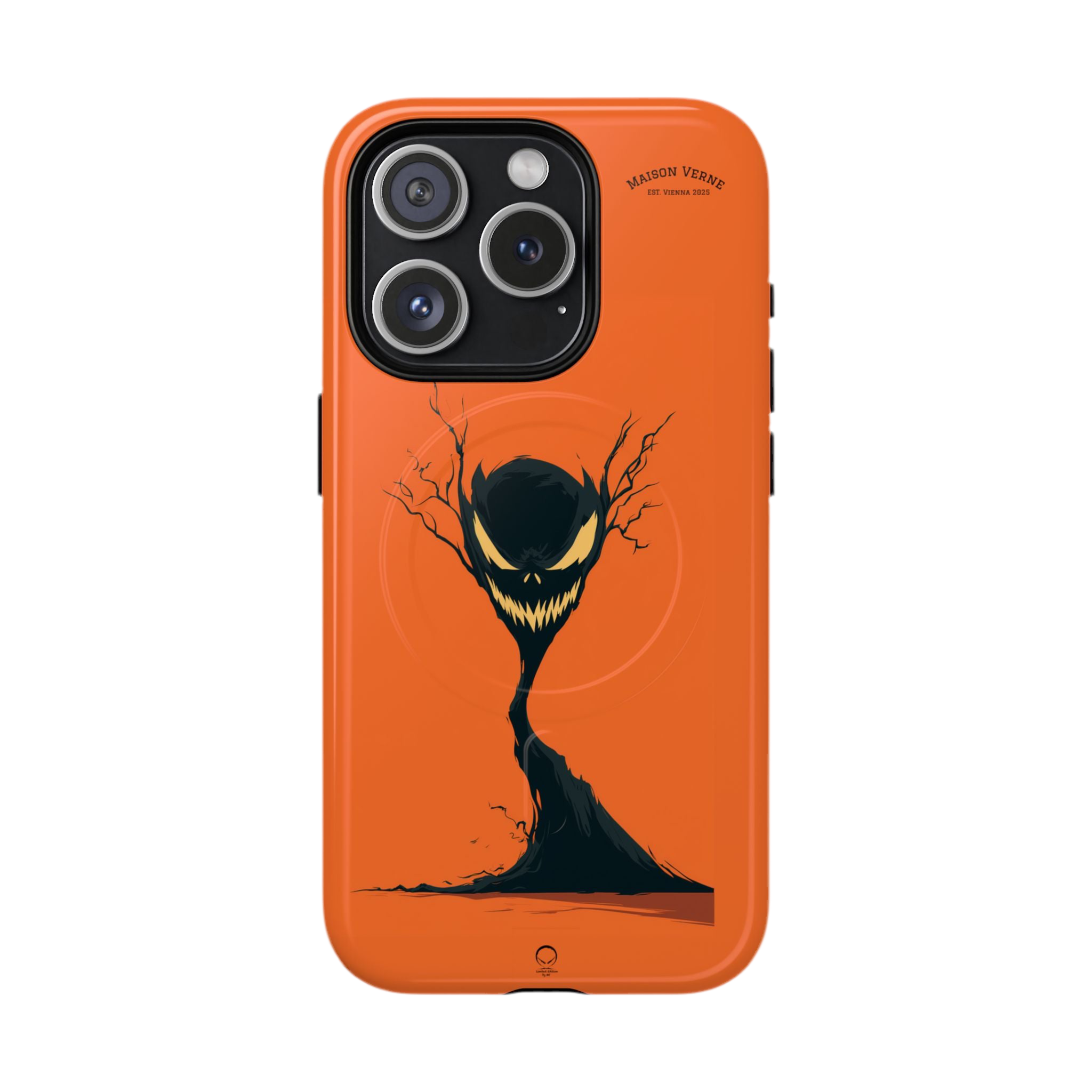 HALLOWEEN LIMITED EDITION MagSafe iPhone-Schutzhülle "The Grinning Tree" - 🎃👻 Wicked Elegance No. 26 👻🎃