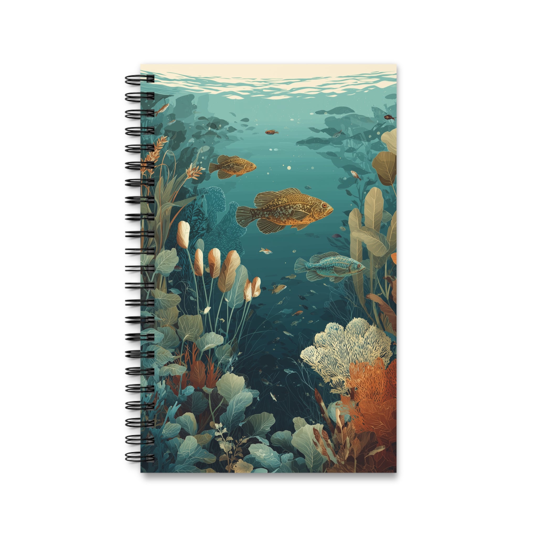 Notizbuch mit Spiralbindung "Underwater Elegance" - Opal Depths No.