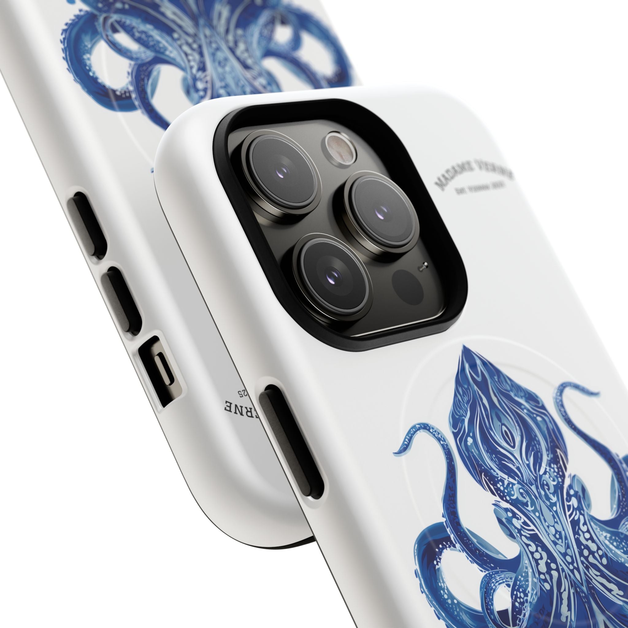 MagSafe iPhone-Schutzhülle "Deep Blue Bloom" - Opal Depths No. 32