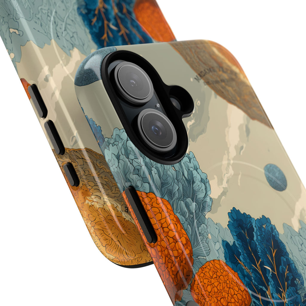 MagSafe iPhone-Schutzhülle "Ethereal Meadow" - Cosmic Botanicals No. 85