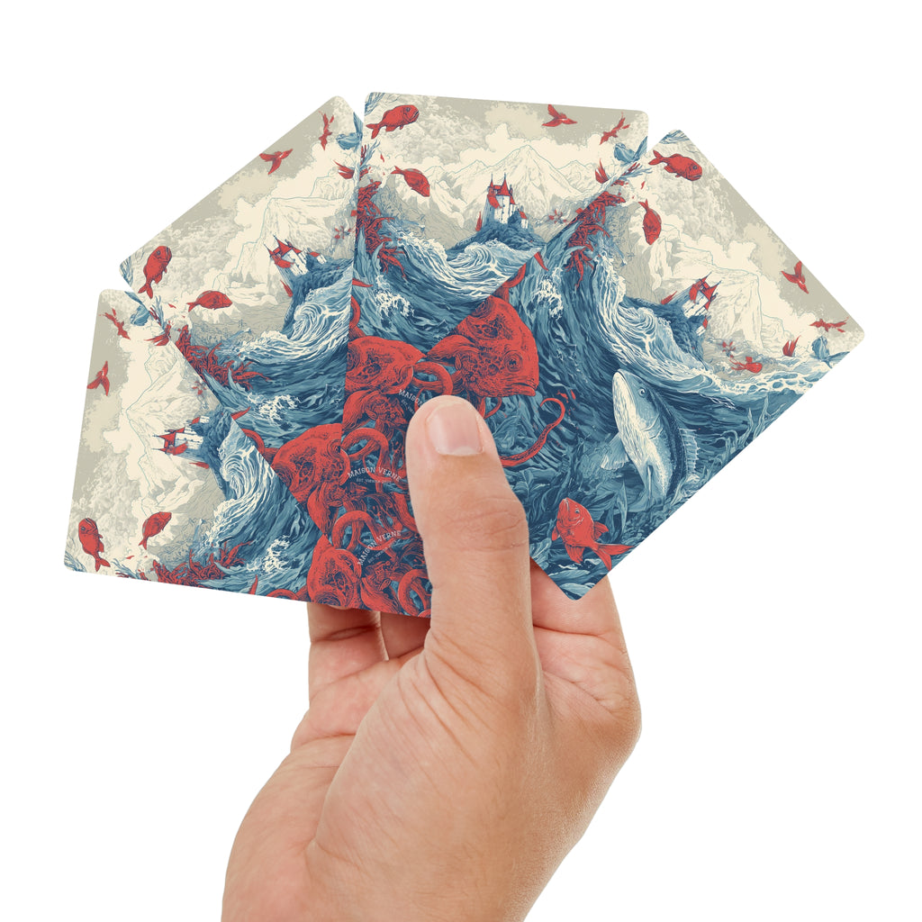Maison Verne Poker Karten "Kingdom beneath the Waves" - Opal Depths No. 26
