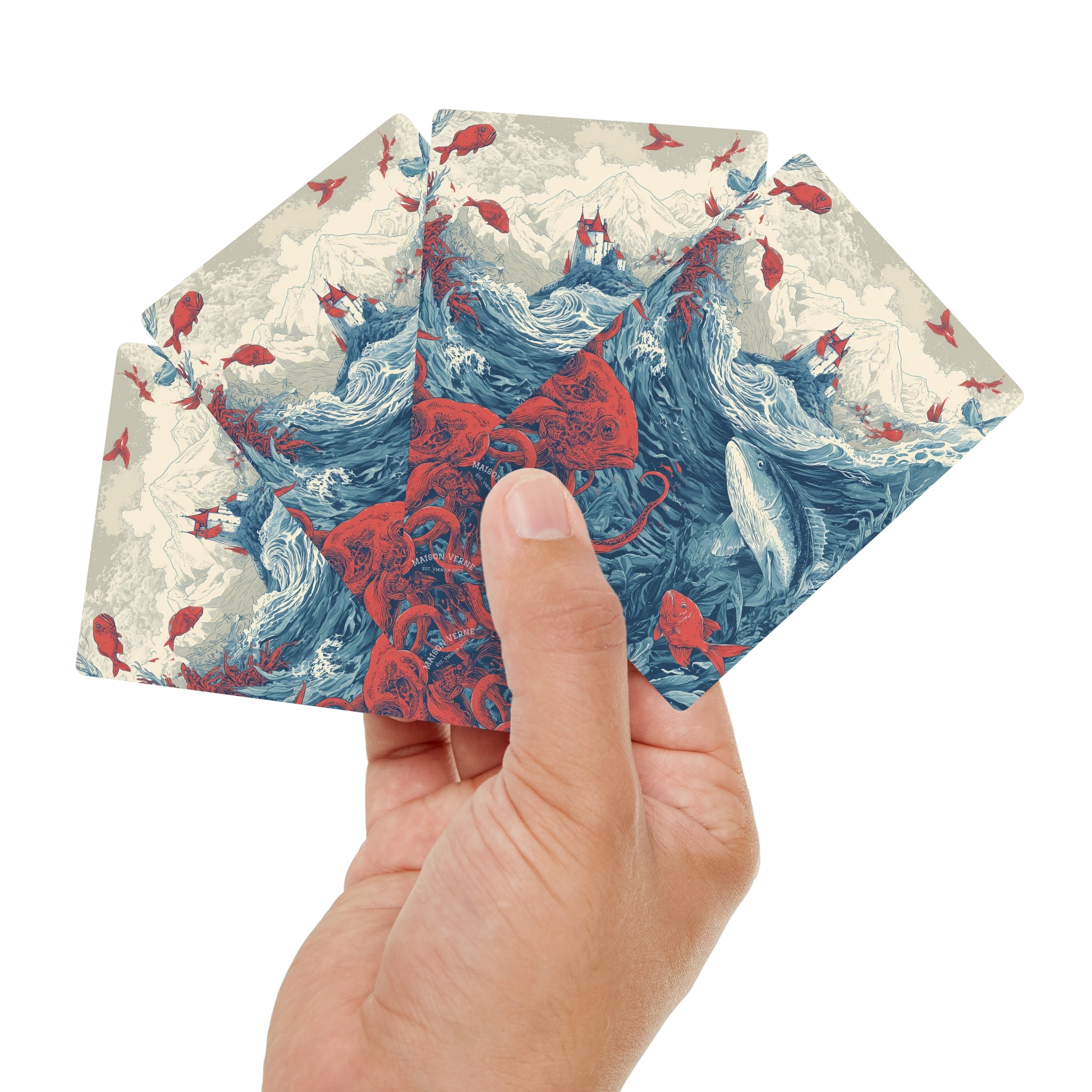 Maison Verne Poker Karten "Kingdom beneath the Waves" - Opal Depths No. 26