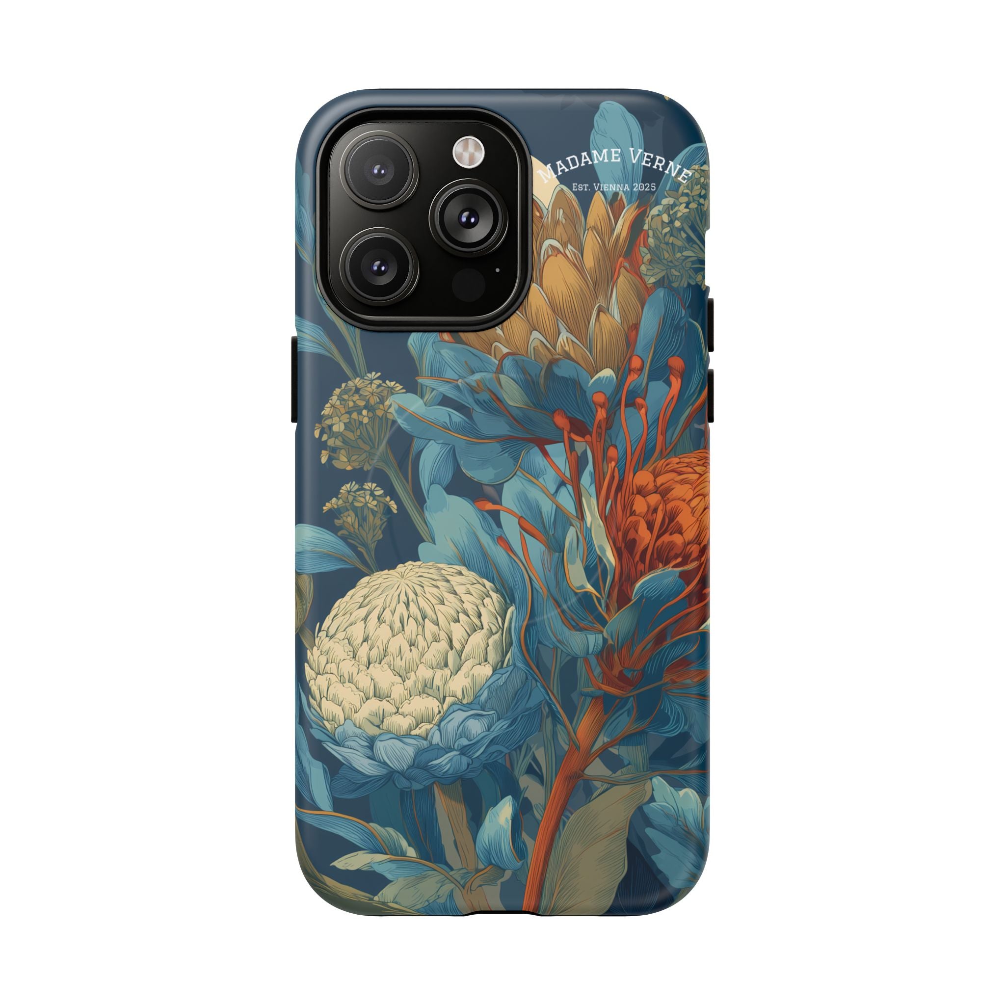 MagSafe iPhone-Schutzhülle "Protea Reverie" - Cosmic Botanicals No. 62