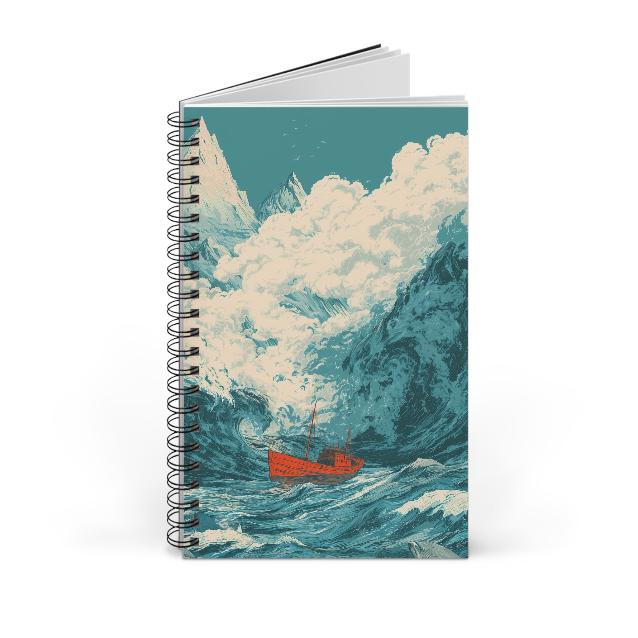 Notizbuch mit Spiralbindung "Nautical Adventure" - Below & Beyond No. 09