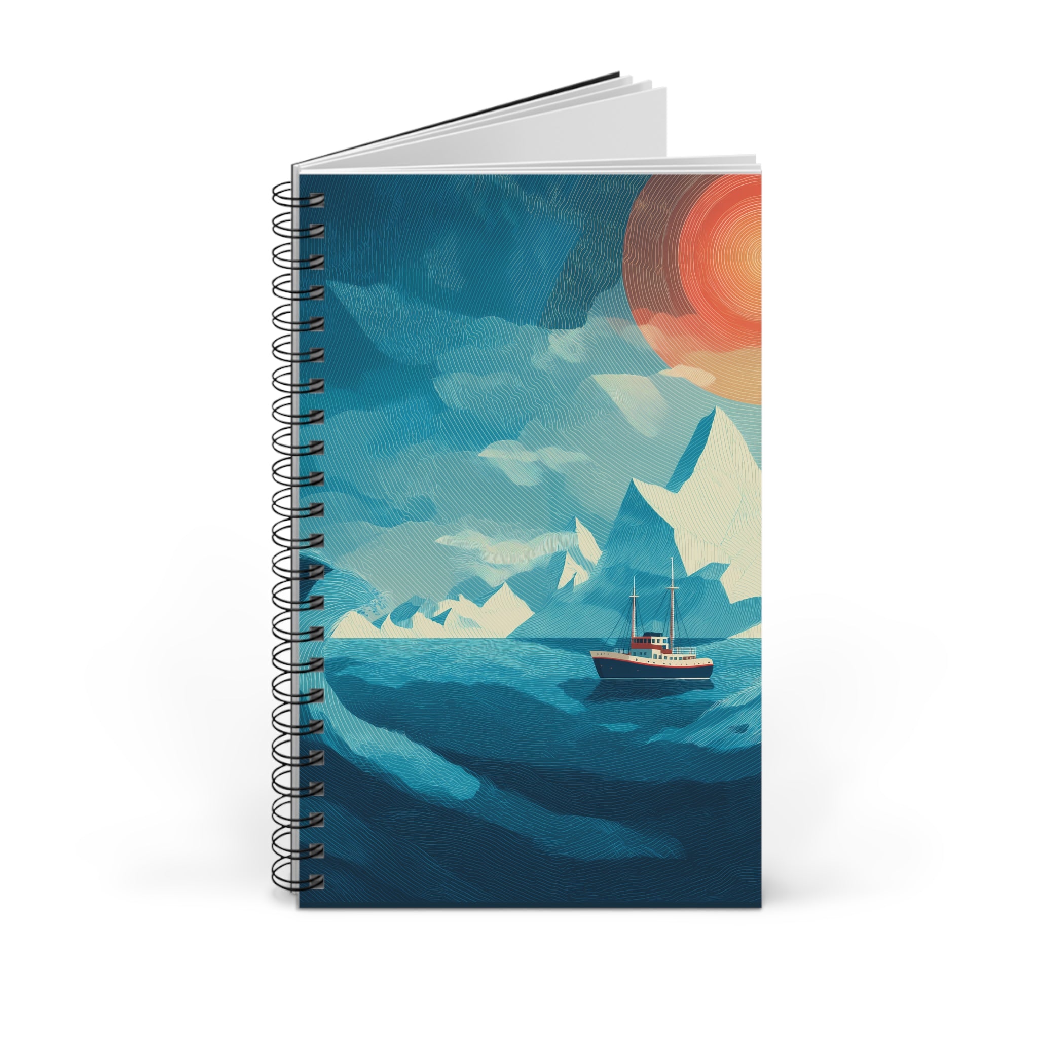 Notizbuch mit Spiralbindung "Northern Passage" - Below & Beyond No. 12