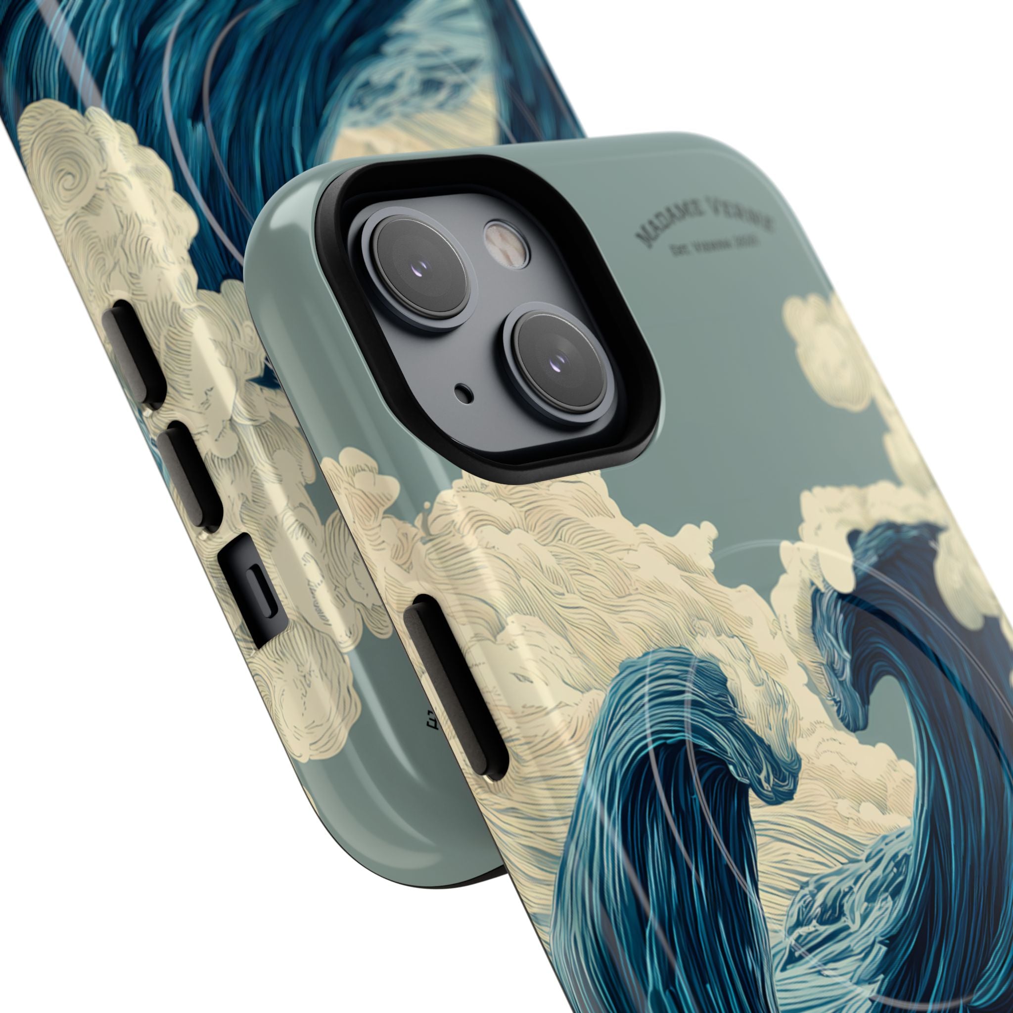 MagSafe iPhone-Schutzhülle "Tempest's Embrace" - Opal Depths No. 38