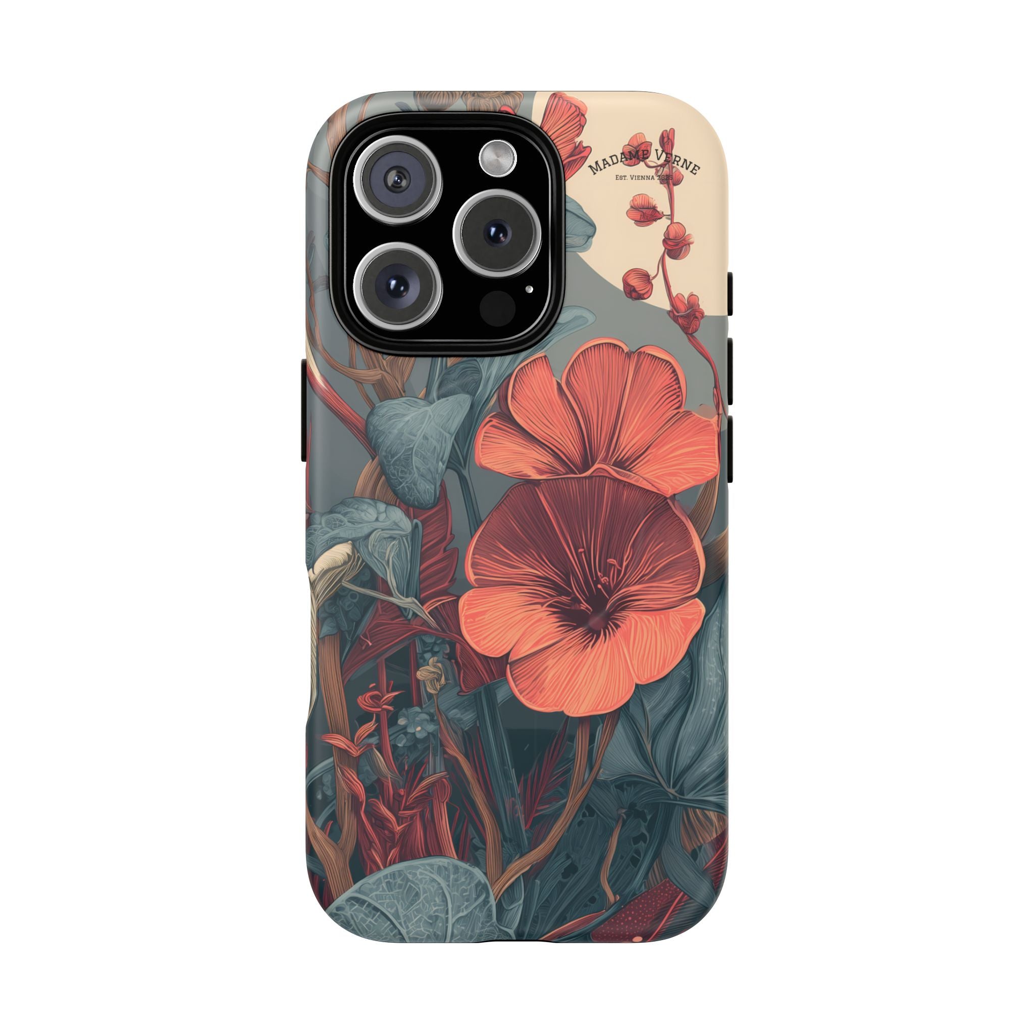 MagSafe iPhone-Schutzhülle "Lunar Bloom" - Cosmic Botanicals No. 56